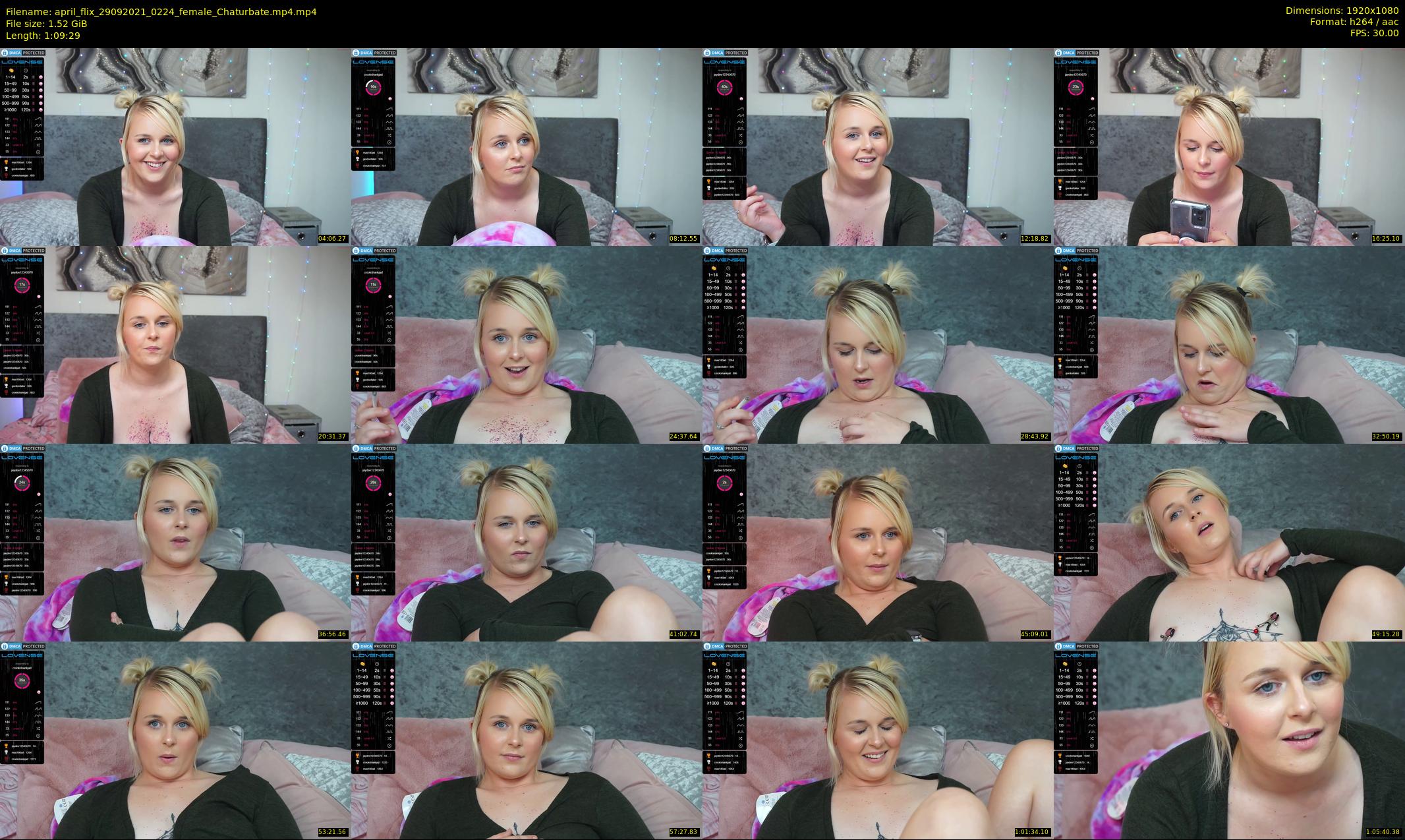 april_flix — 70 minute Chaturbate female cam show recording, 1080p, Sep 29, 2021