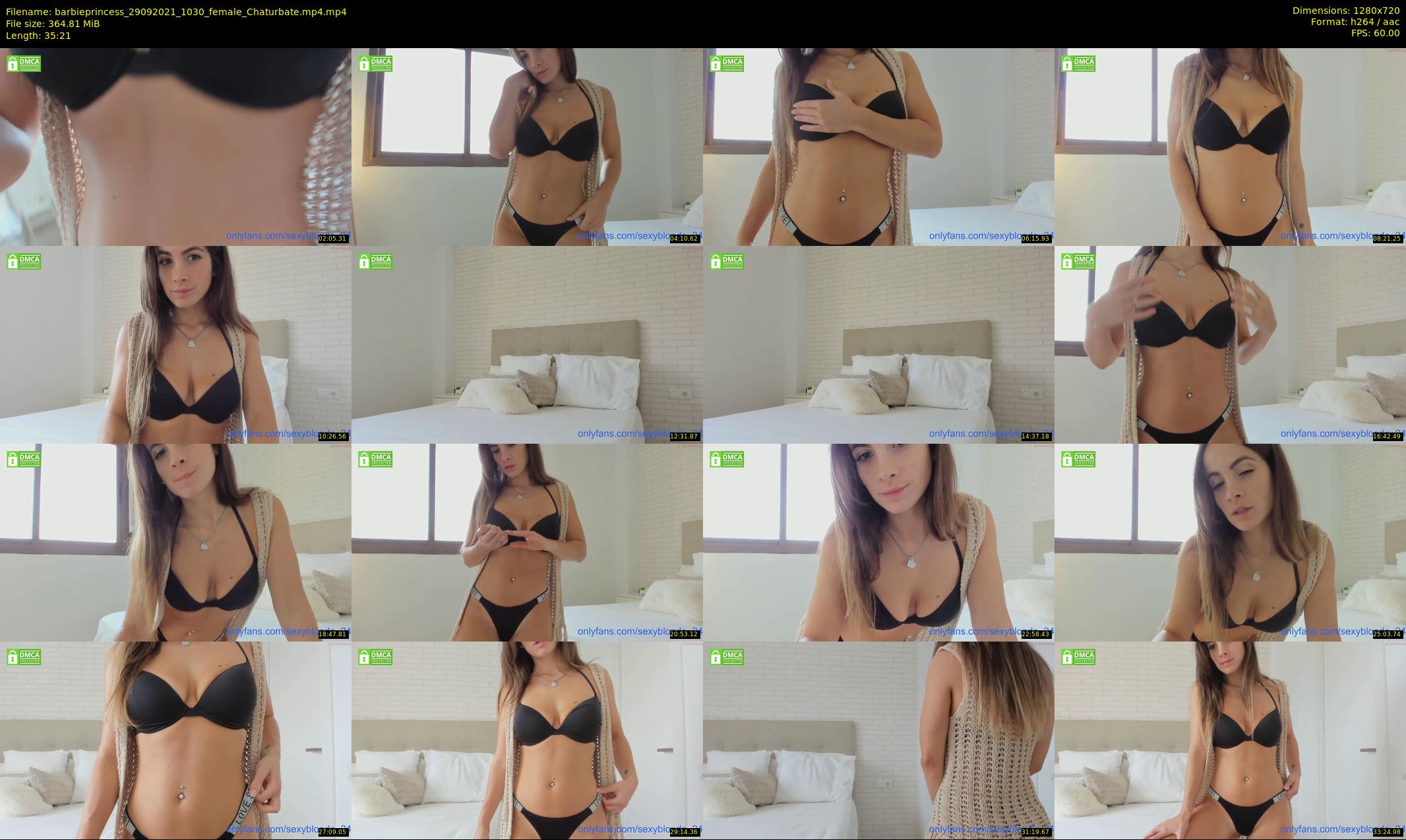 barbieprincess — 36 minute Chaturbate female cam show recording, 720p, Sep 29, 2021