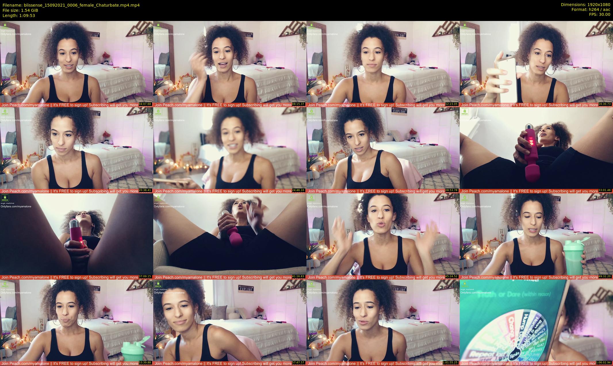 blissense — 70 minute Chaturbate female cam show recording, 1080p, Sep 15, 2021