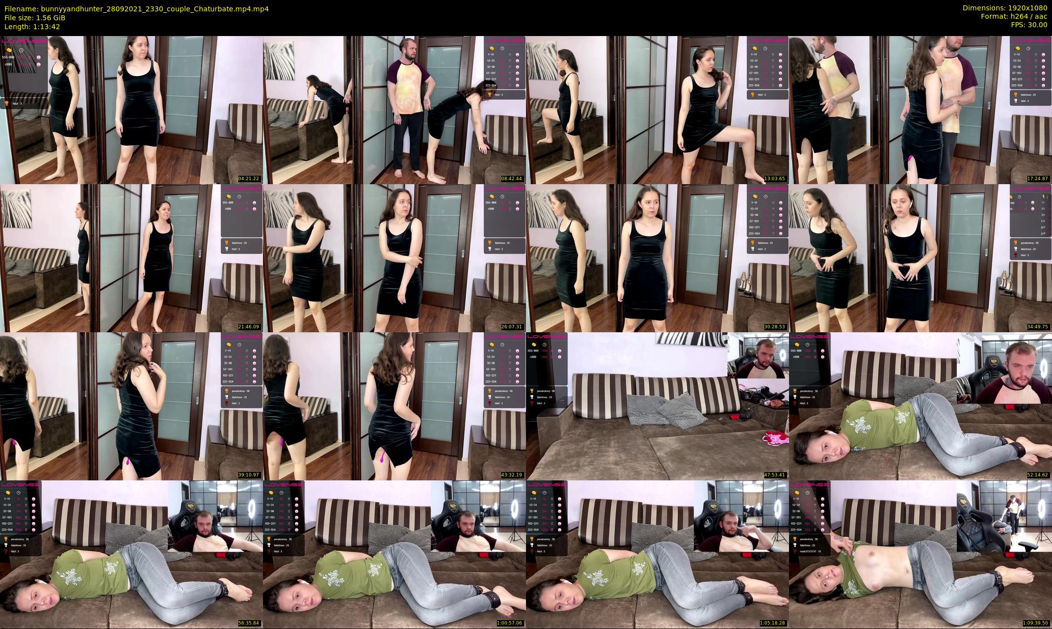 bunnyyandhunter — 74 minute Chaturbate couple cam show recording, 1080p, Sep 28, 2021