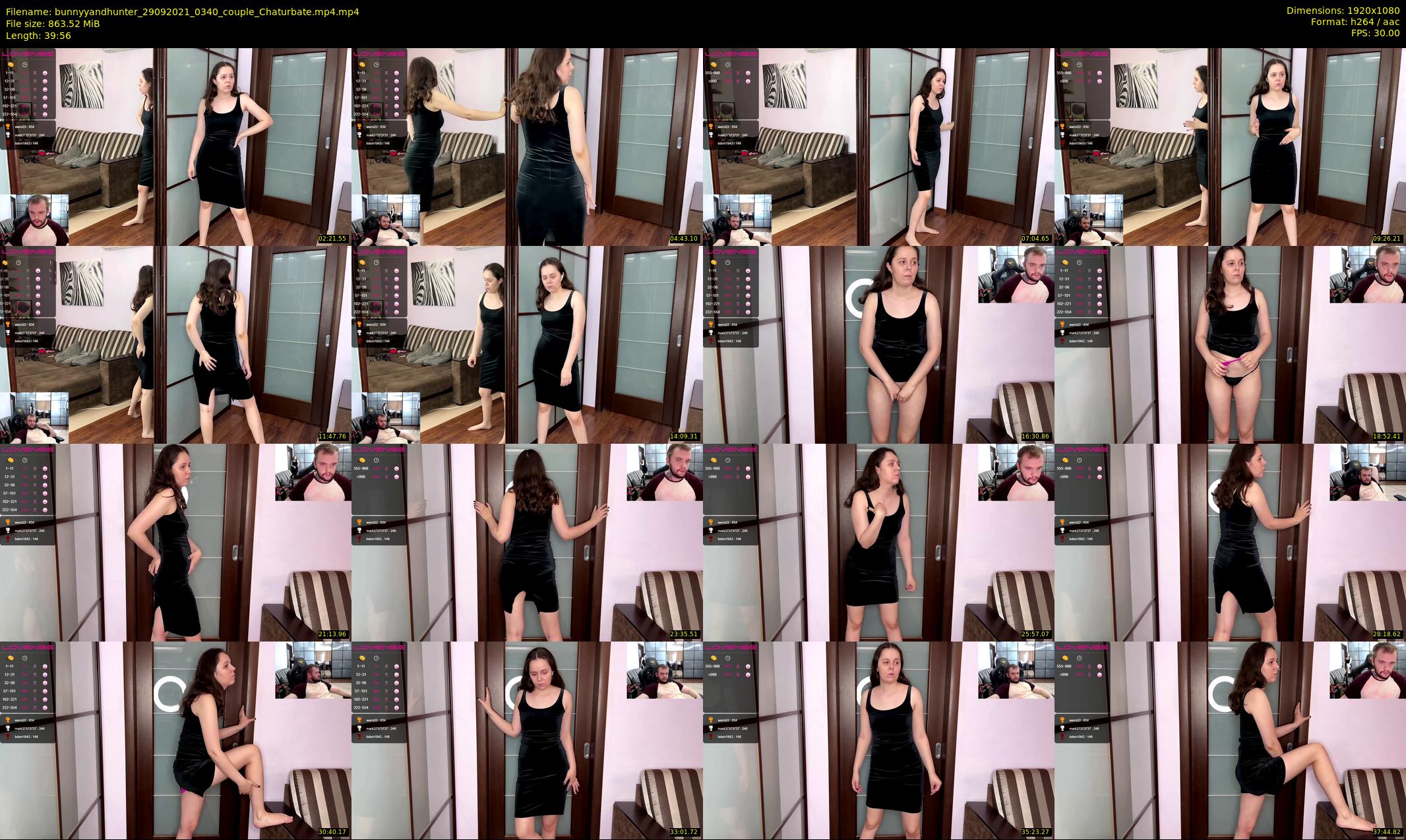 bunnyyandhunter — 40 minute Chaturbate couple cam show recording, 1080p, Sep 29, 2021