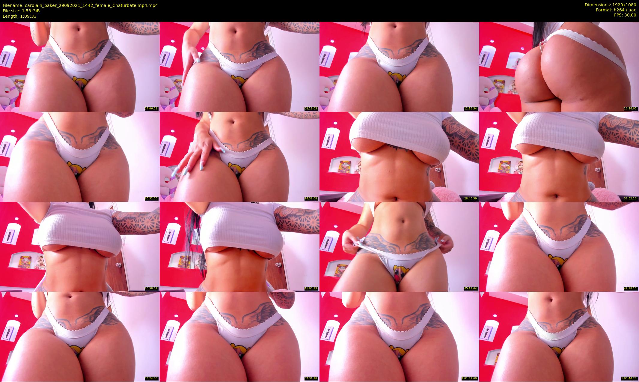 carolain_baker — 70 minute Chaturbate female cam show recording, 1080p, Sep 29, 2021