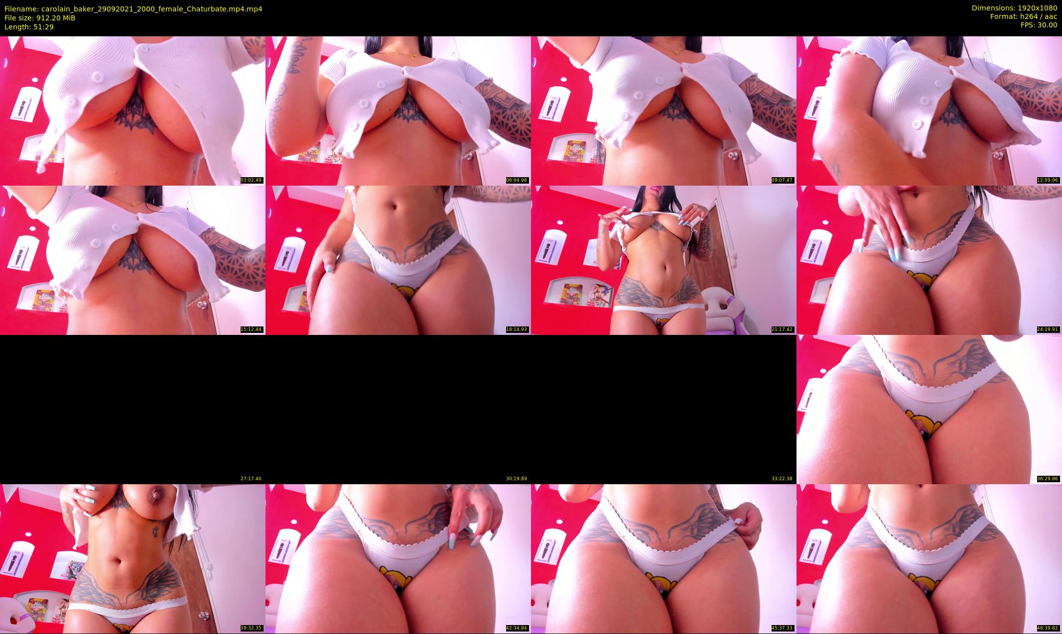 carolain_baker — 52 minute Chaturbate female cam show recording, 1080p, Sep 29, 2021