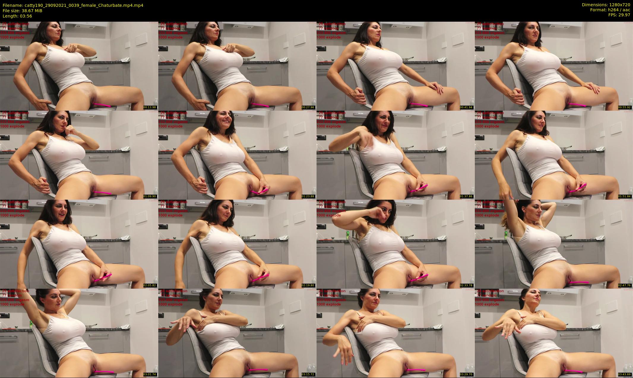 catty190 — 4 minute Chaturbate female cam show recording, 720p, Sep 29, 2021