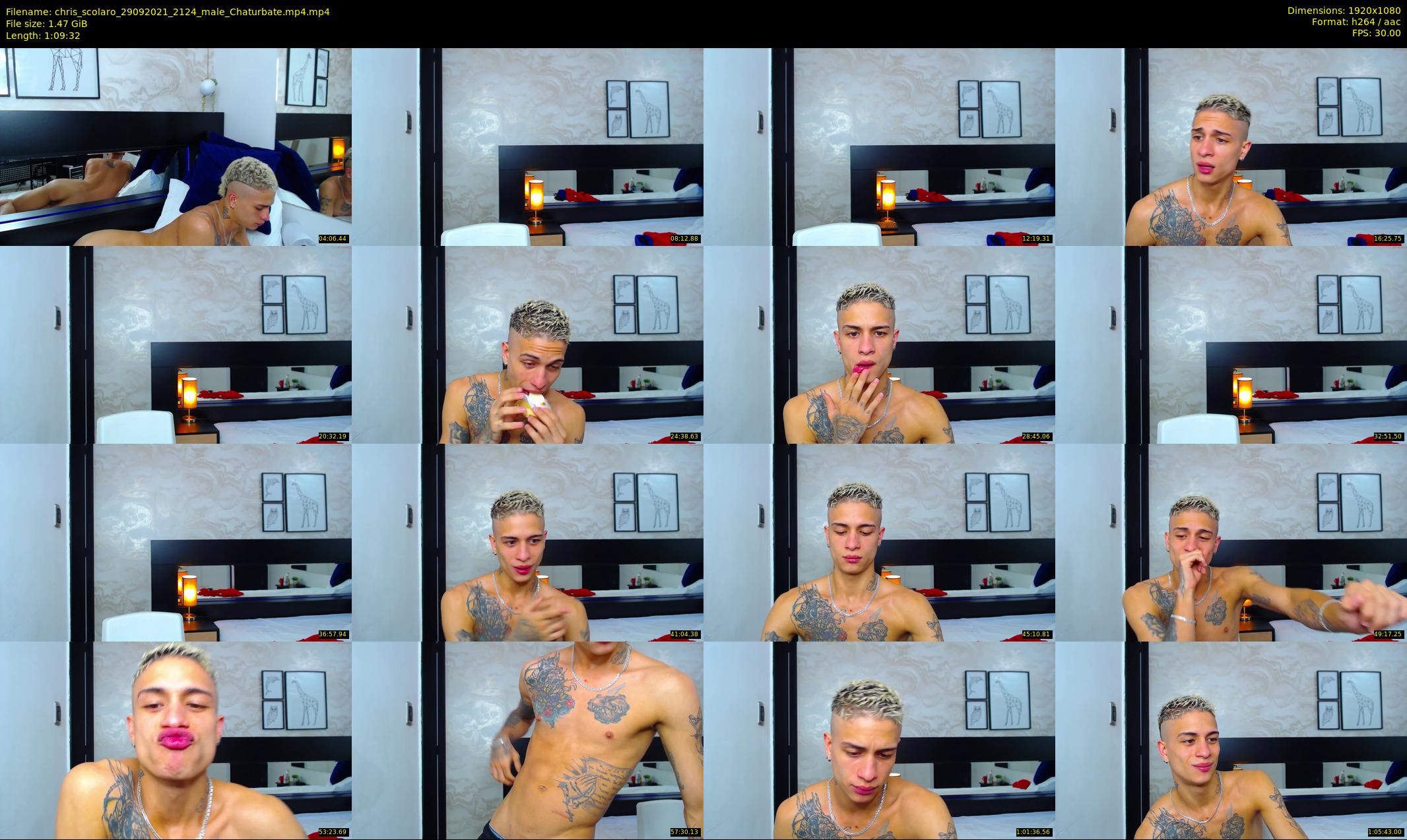 chris_scolaro — 70 minute Chaturbate male cam show recording, 1080p, Sep 29, 2021