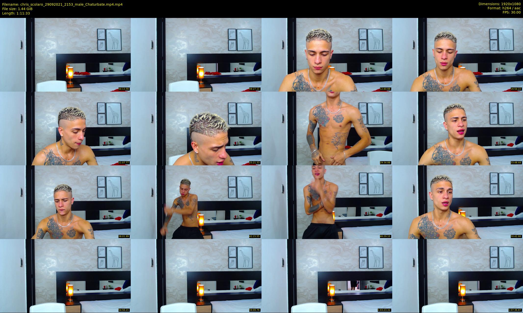 chris_scolaro — 72 minute Chaturbate male cam show recording, 1080p, Sep 29, 2021