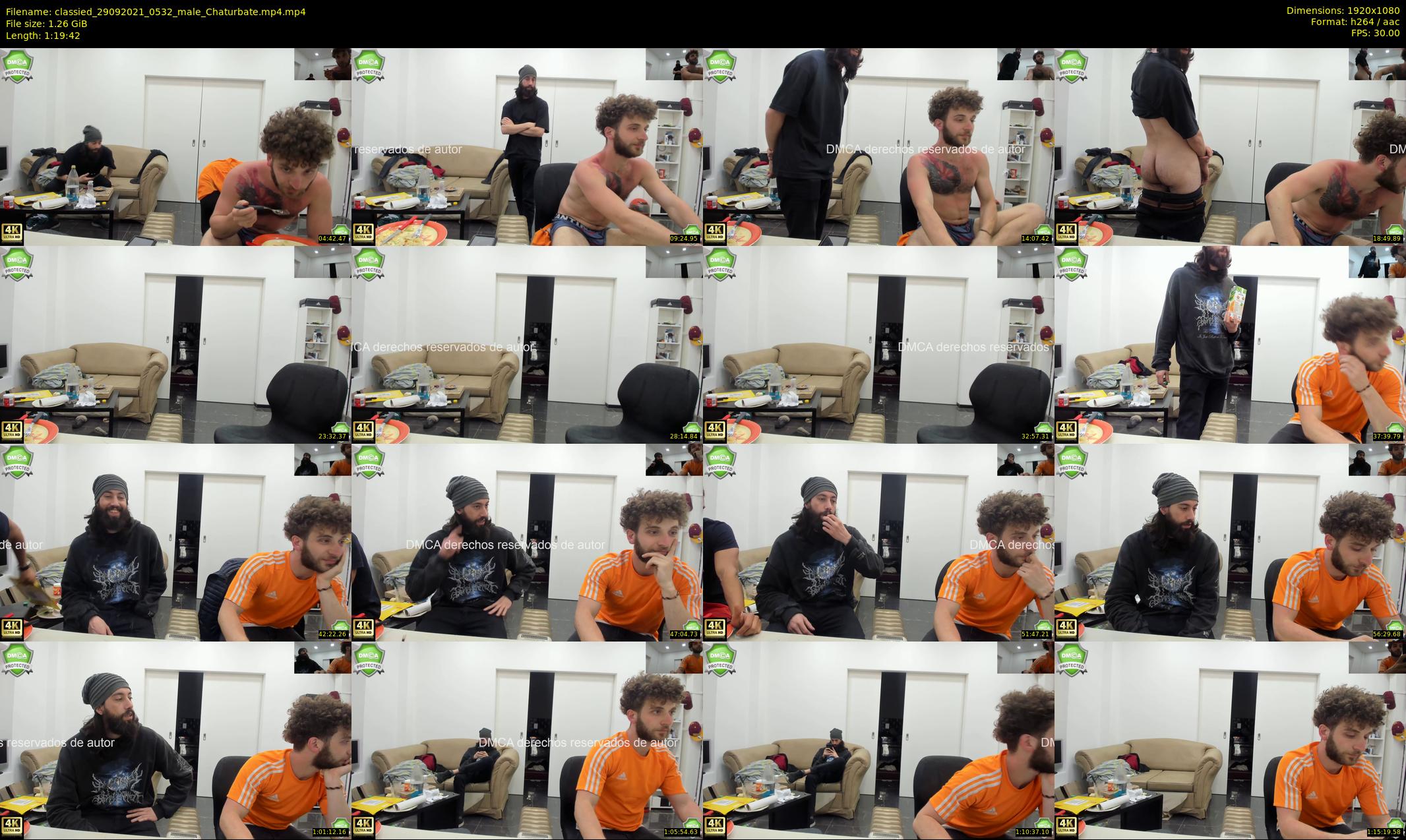 classied — 80 minute Chaturbate male cam show recording, 1080p, Sep 29, 2021