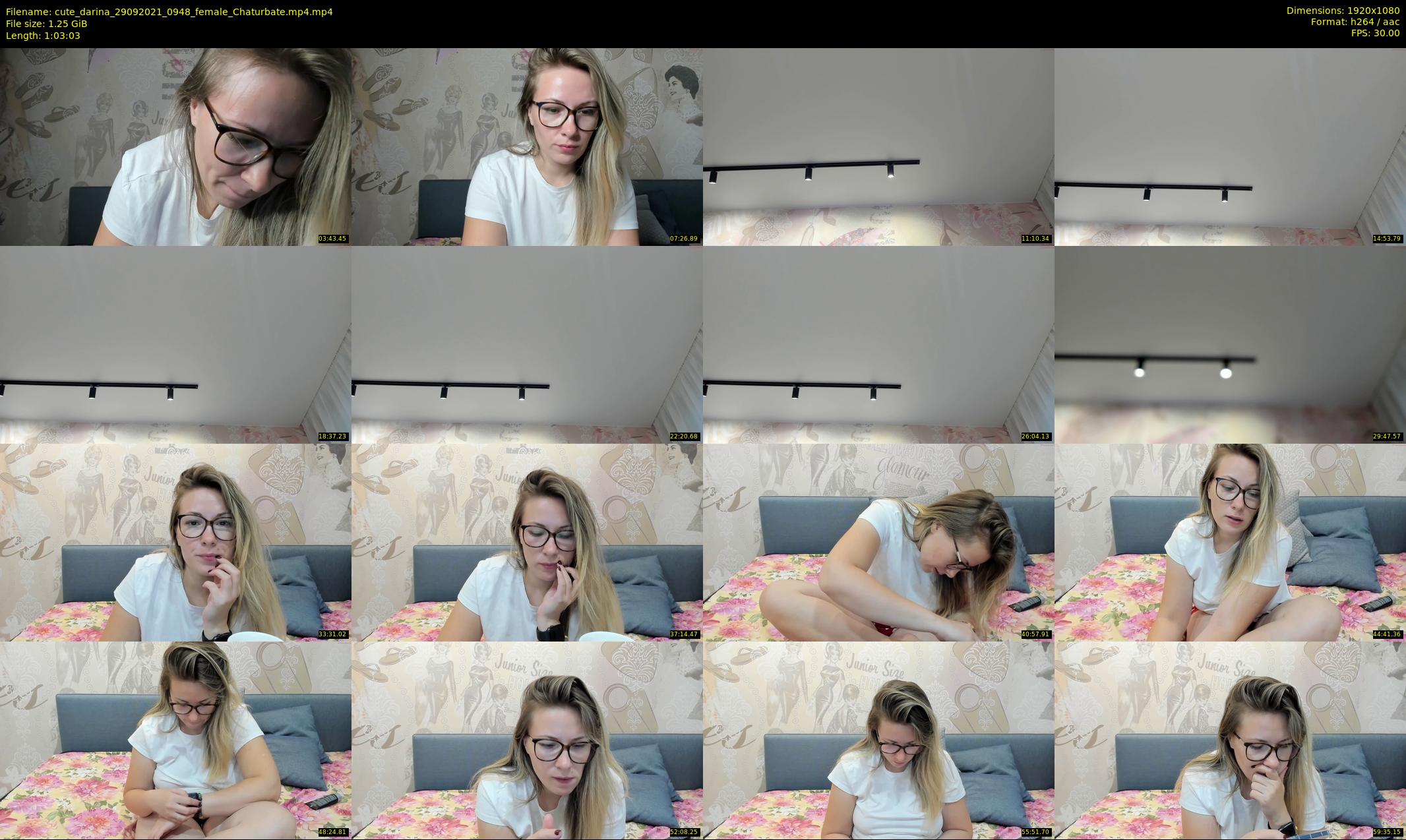 cute_darina — 64 minute Chaturbate female cam show recording, 1080p, Sep 29, 2021