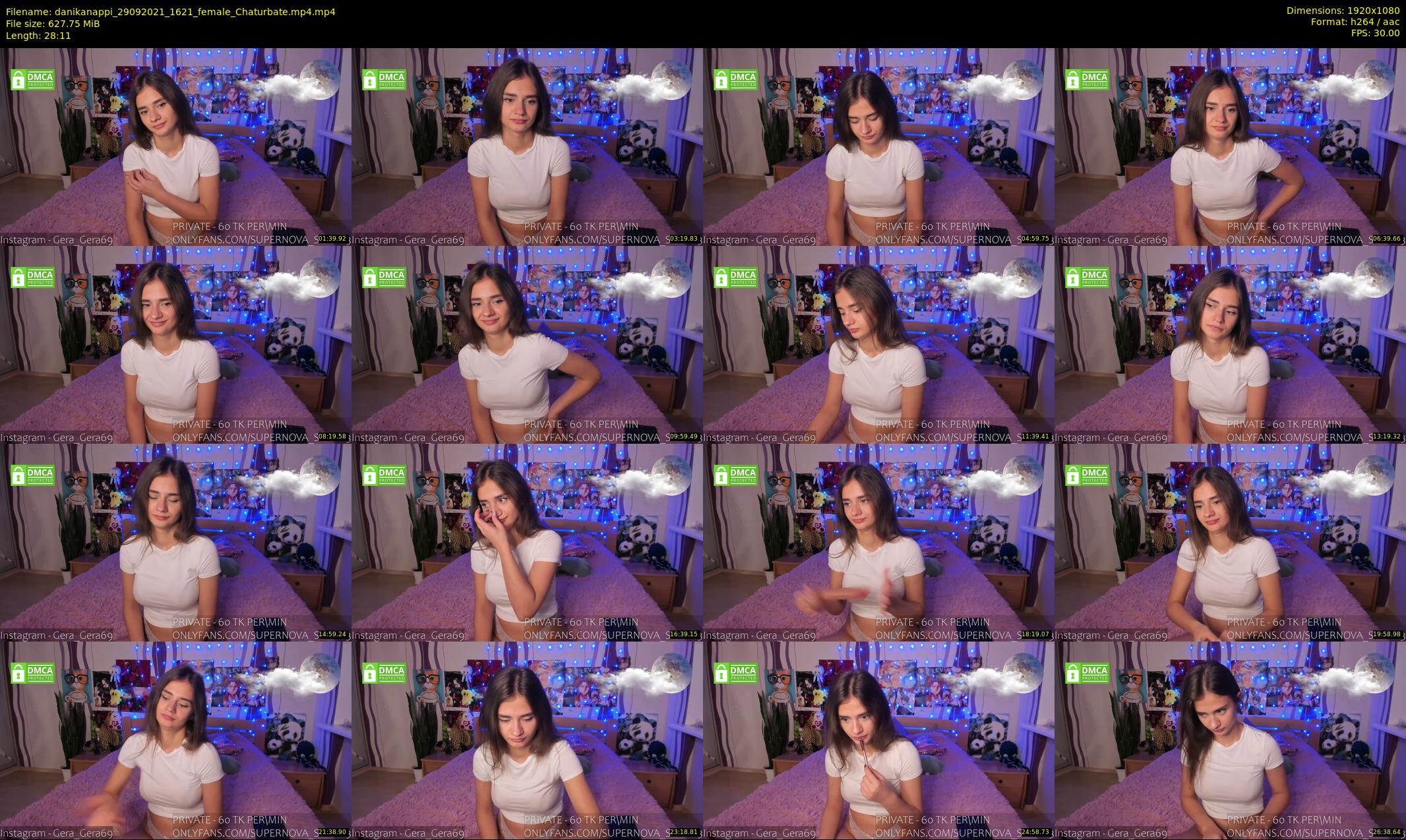 danikanappi — 29 minute Chaturbate female cam show recording, 1080p, Sep 29, 2021