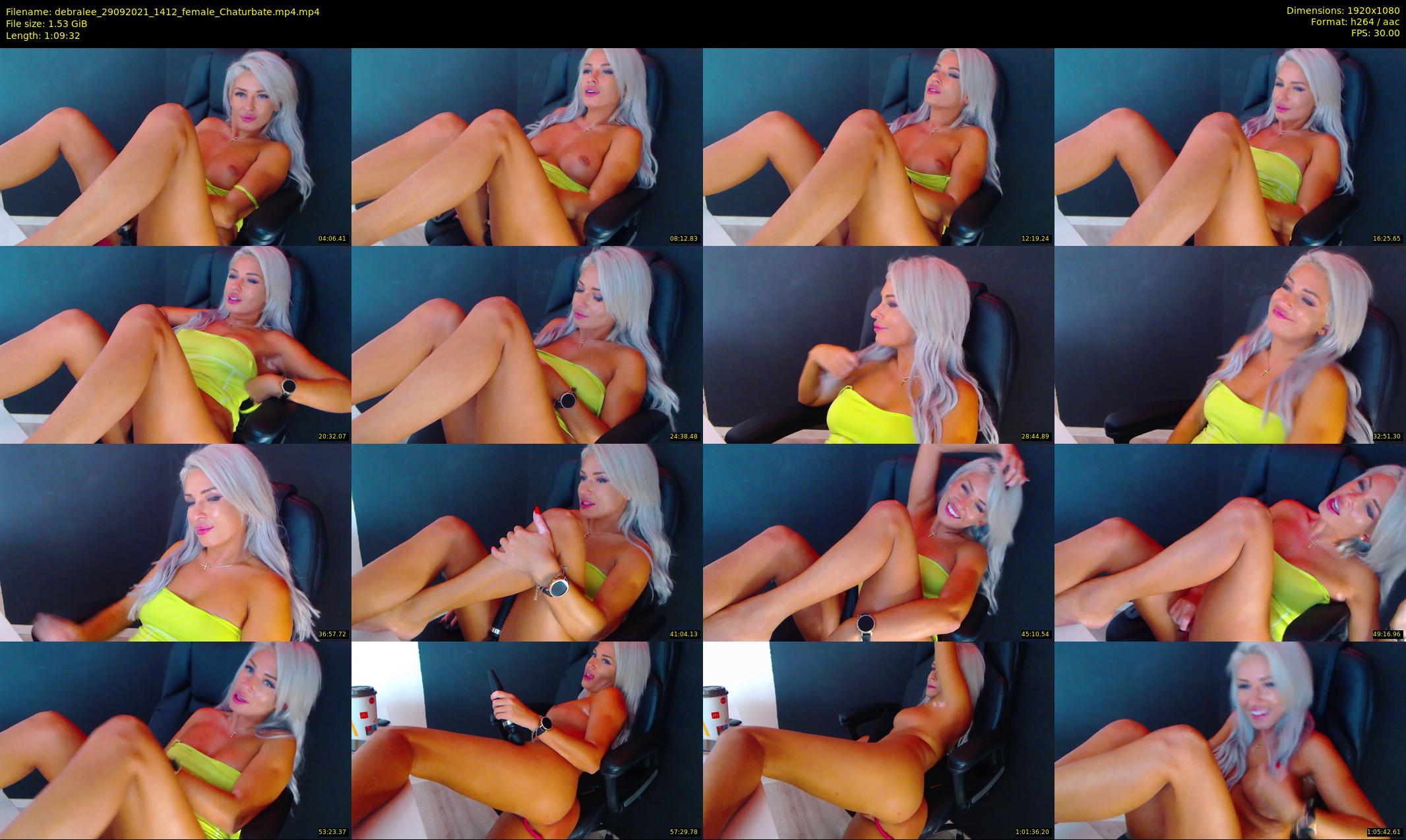 debralee — 70 minute Chaturbate female cam show recording, 1080p, Sep 29, 2021