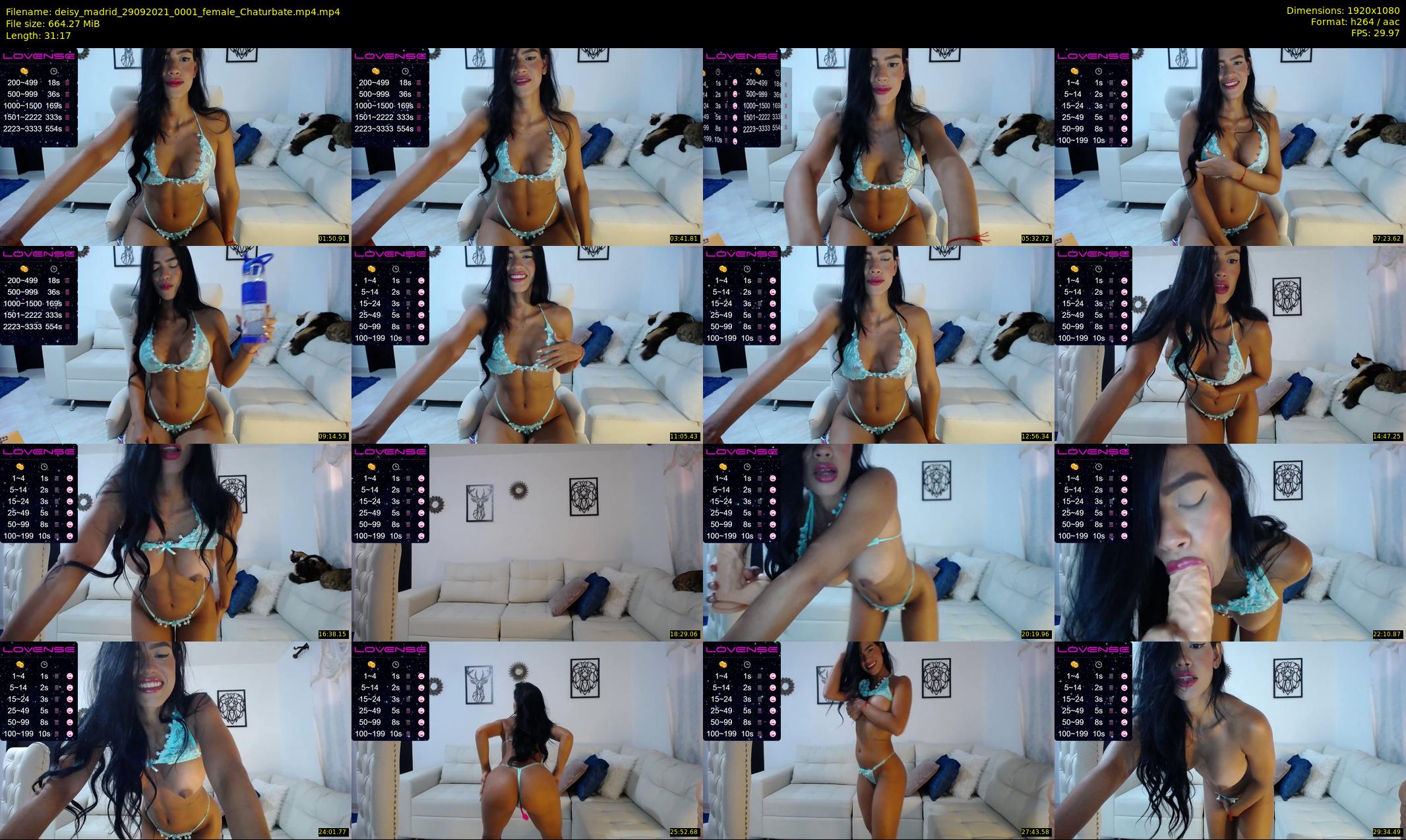 deisy_madrid — 32 minute Chaturbate female cam show recording, 1080p, Sep 29, 2021