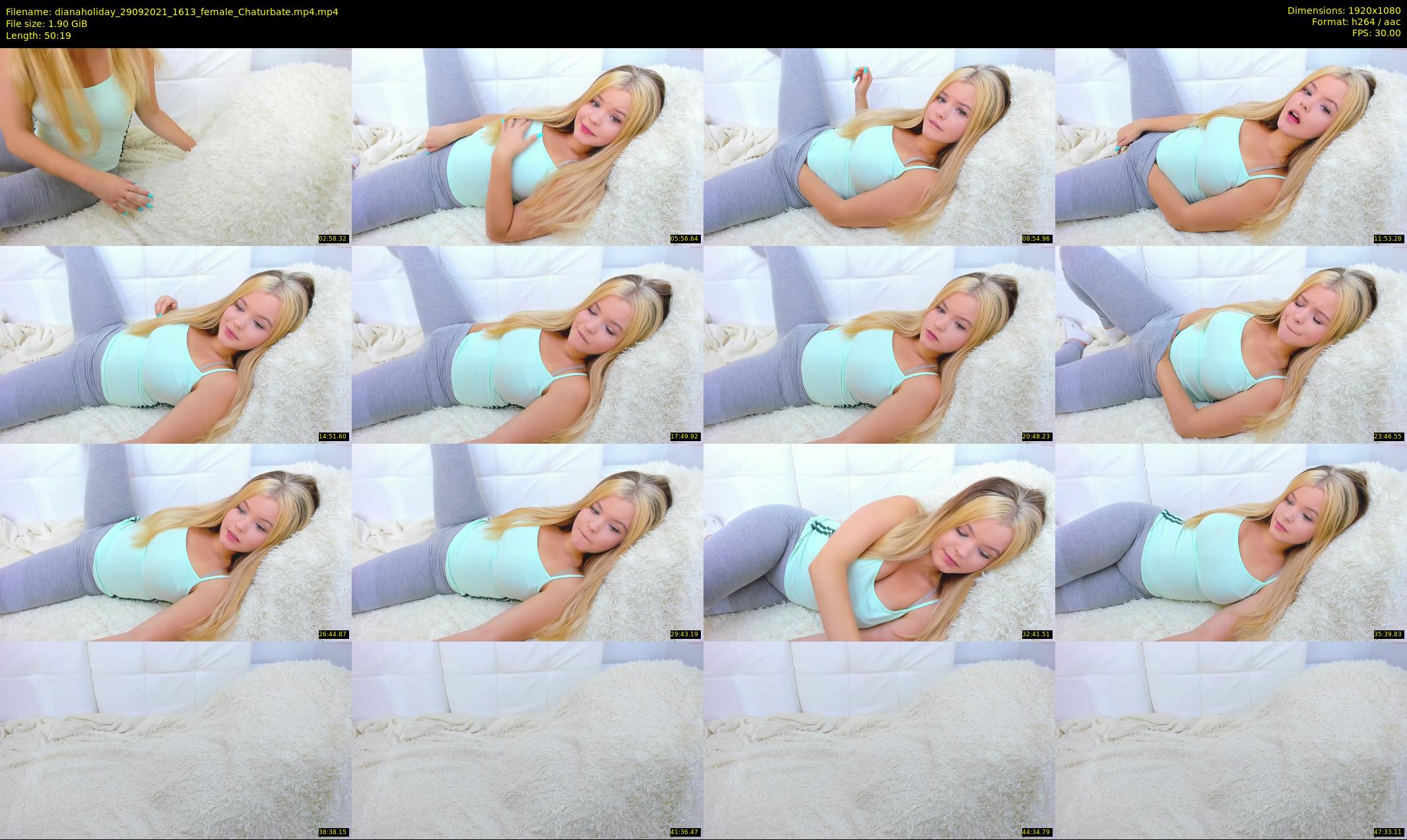 dianaholiday — 51 minute Chaturbate female cam show recording, 1080p, Sep 29, 2021