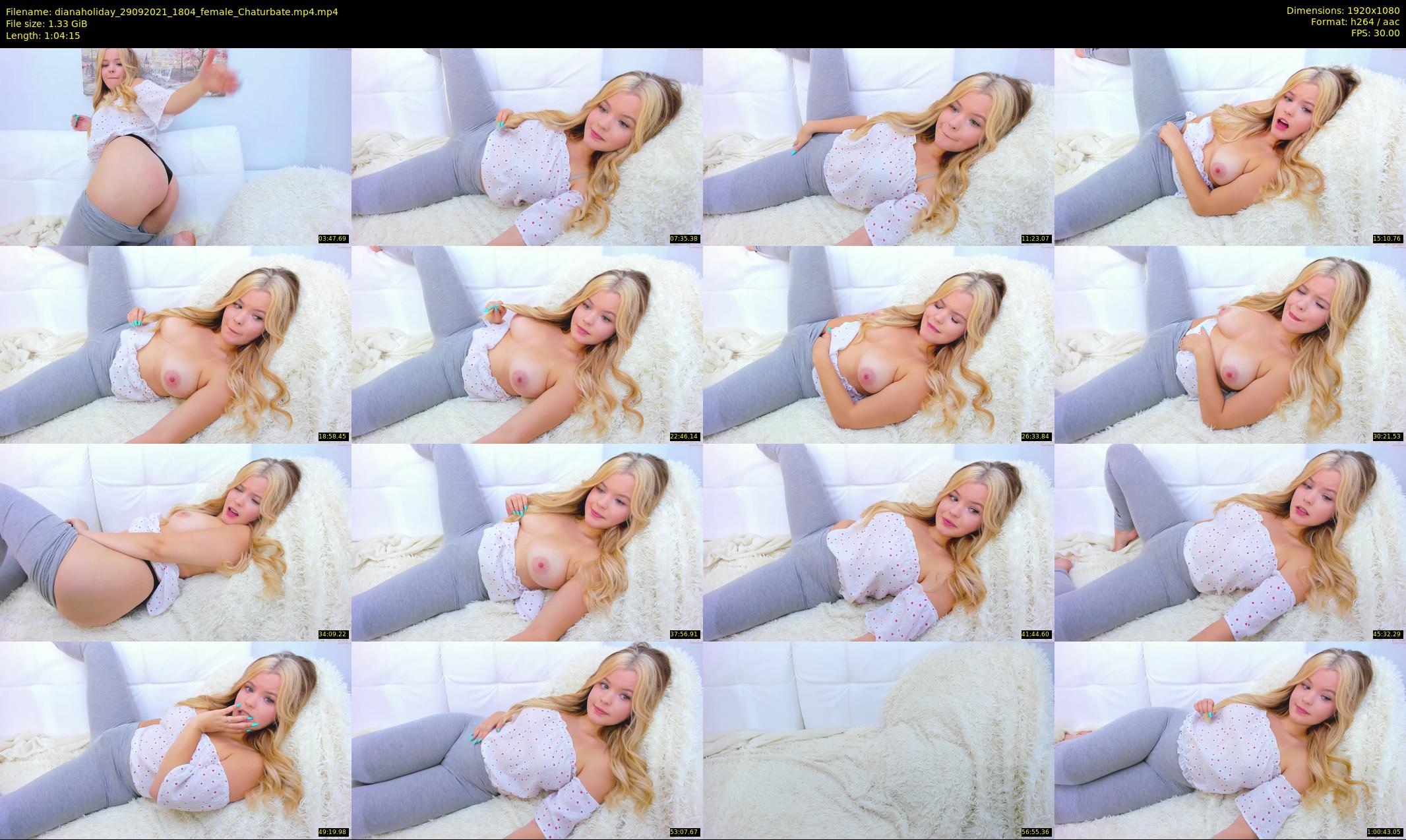 dianaholiday — 65 minute Chaturbate female cam show recording, 1080p, Sep 29, 2021