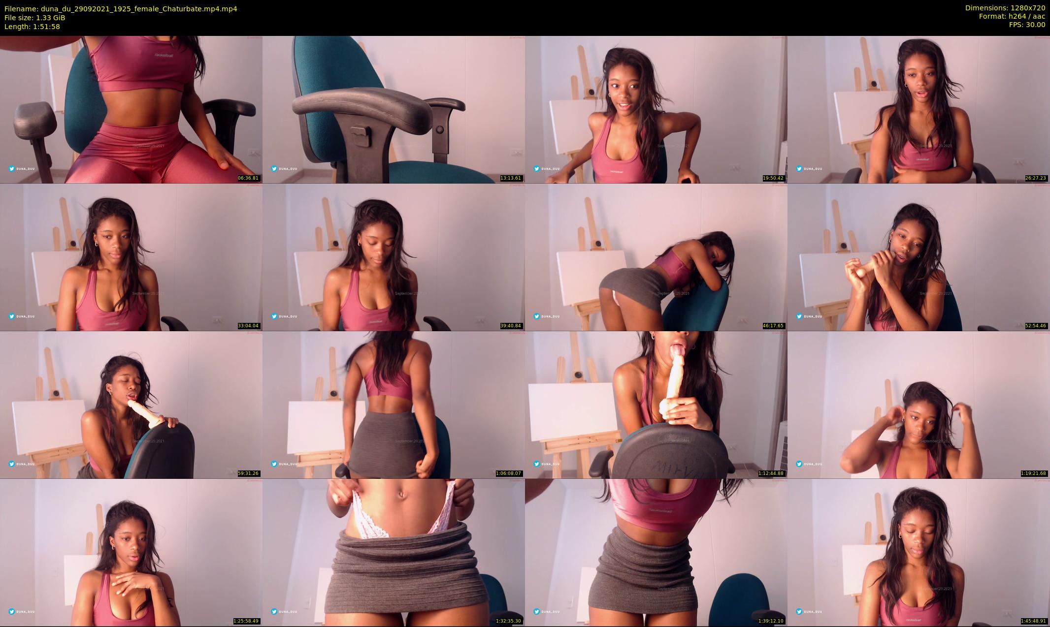 duna_du — 112 minute Chaturbate female cam show recording, 720p, Sep 29, 2021