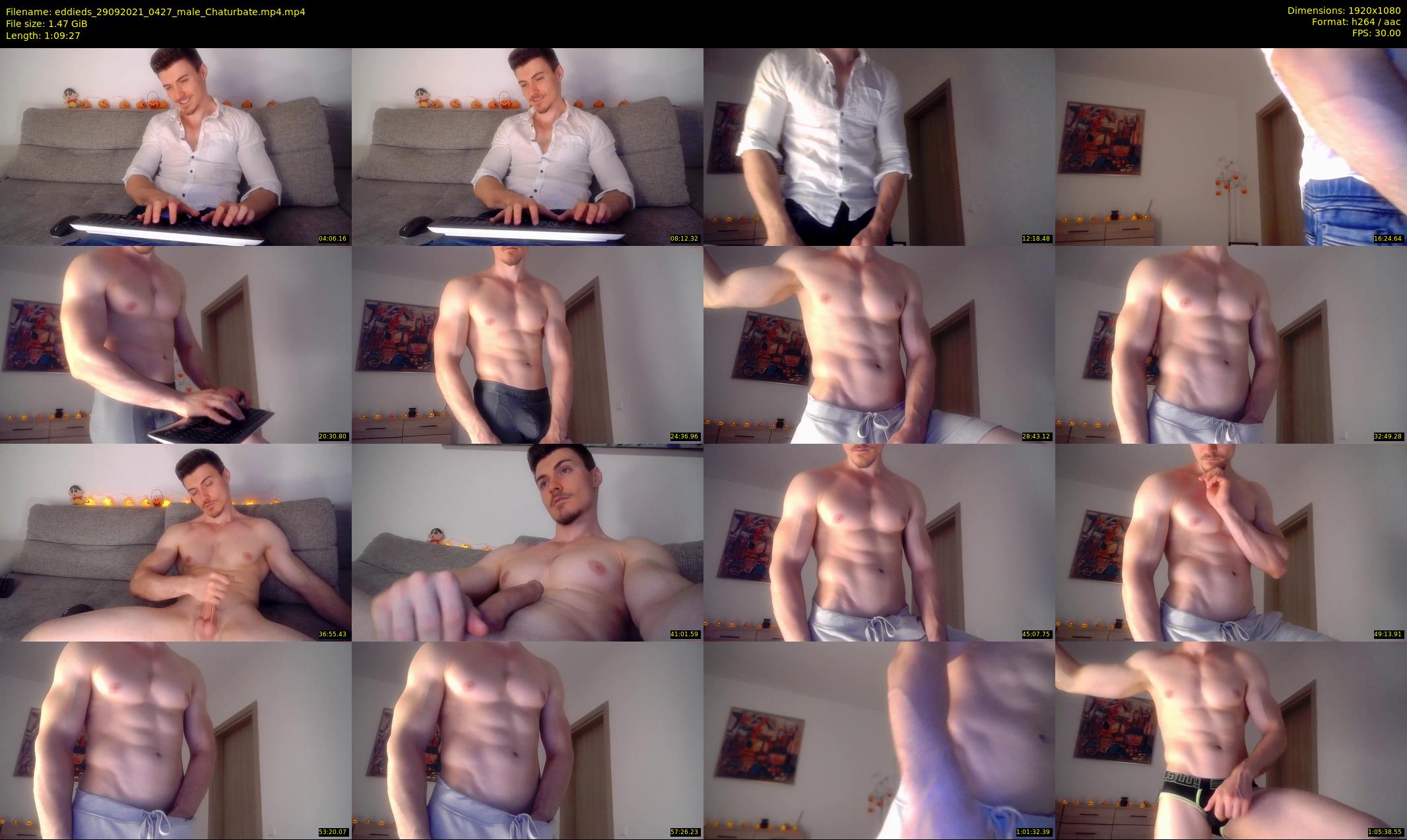 eddieds — 70 minute Chaturbate male cam show recording, 1080p, Sep 29, 2021