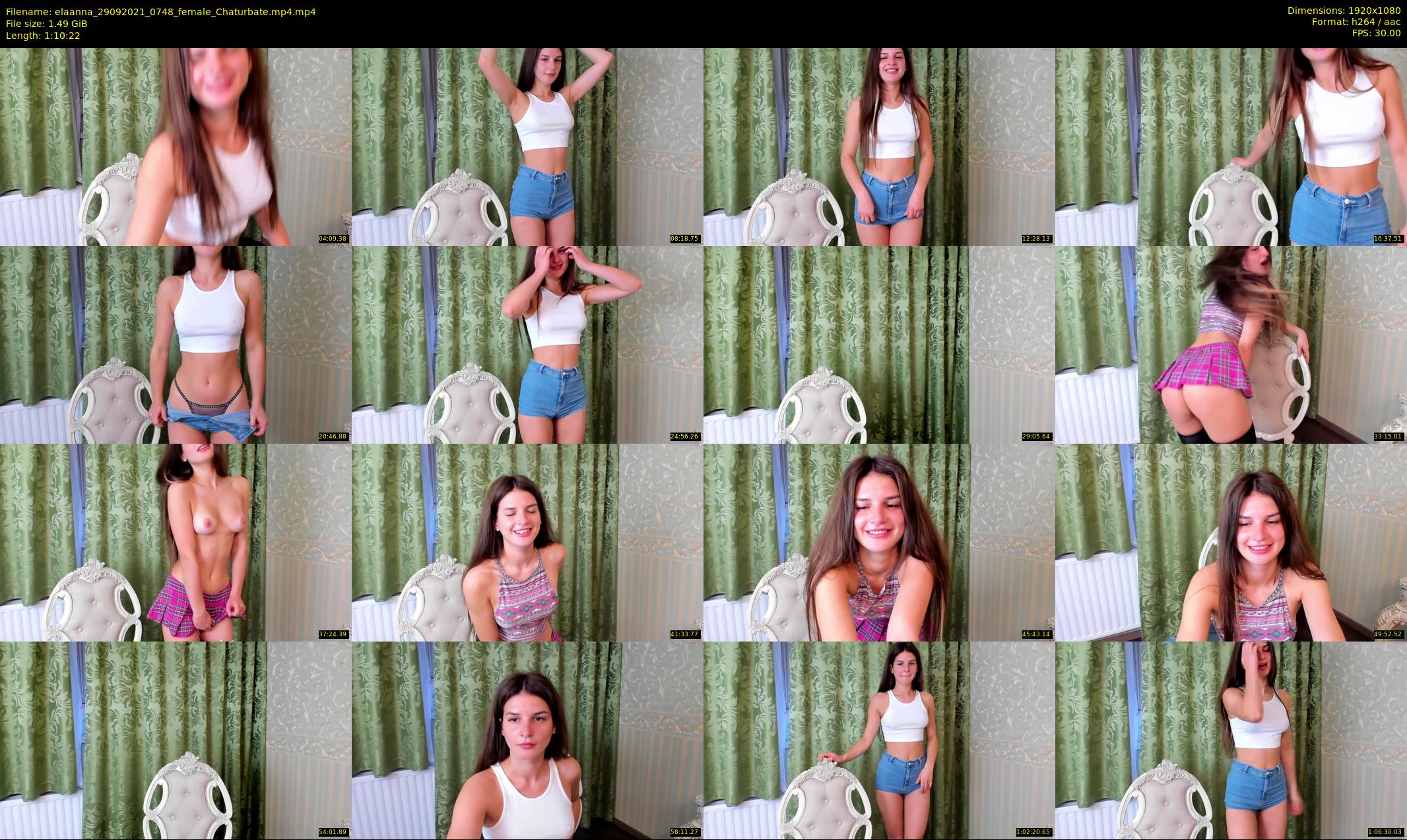 elaanna — 71 minute Chaturbate female cam show recording, 1080p, Sep 29, 2021