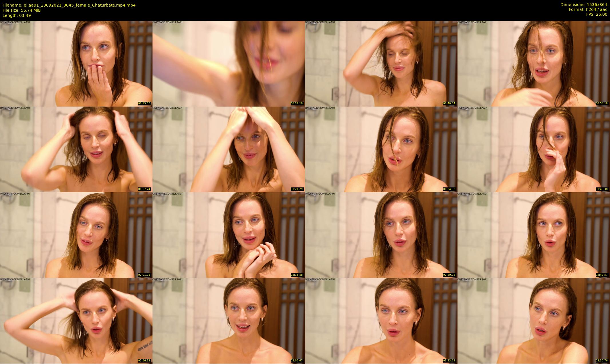 ellaa91 — 4 minute Chaturbate female cam show recording, 720p, Sep 23, 2021