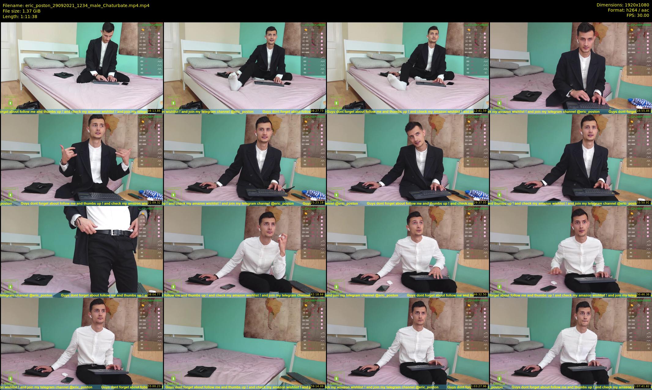 eric_poston — 72 minute Chaturbate male cam show recording, 1080p, Sep 29, 2021