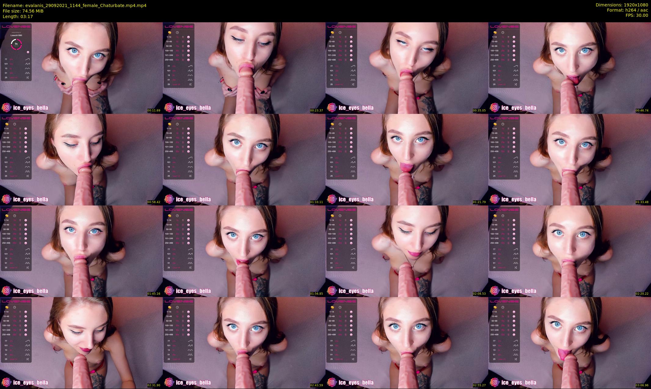 evalanis — 4 minute Chaturbate couple cam show recording, 1080p, Sep 29, 2021