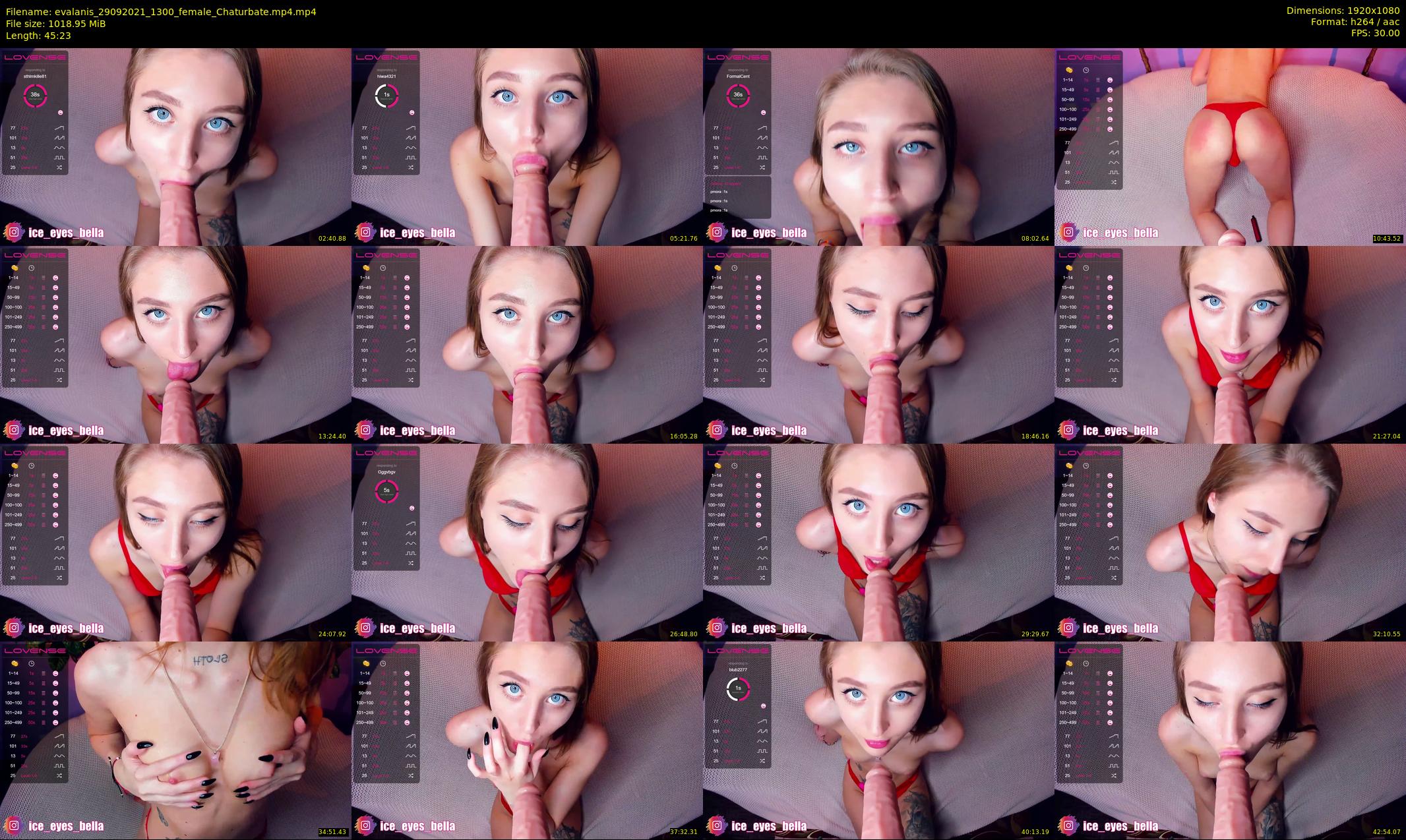 evalanis — 46 minute Chaturbate couple cam show recording, 1080p, Sep 29, 2021