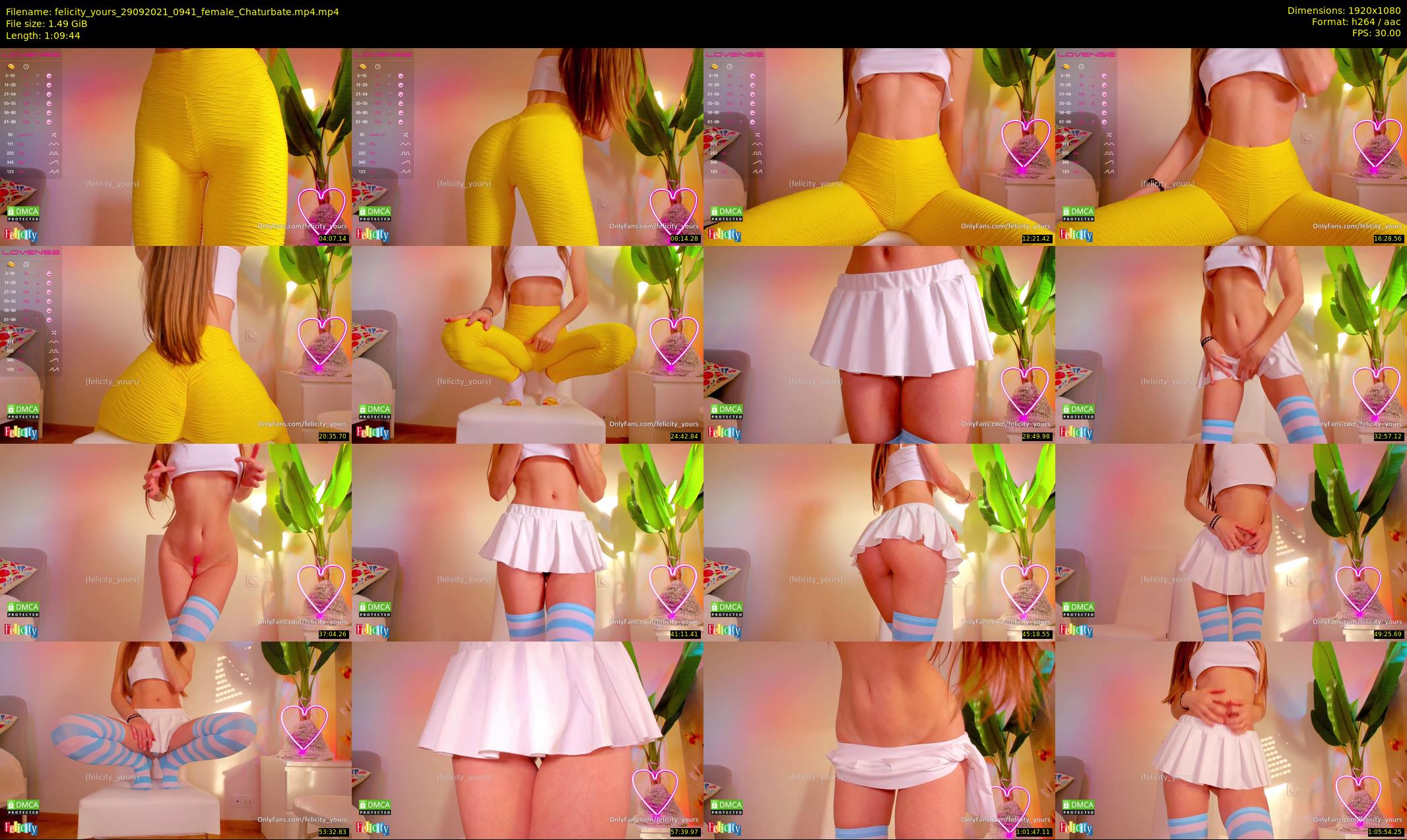felicity_yours — 70 minute Chaturbate female cam show recording, 1080p, Sep 29, 2021