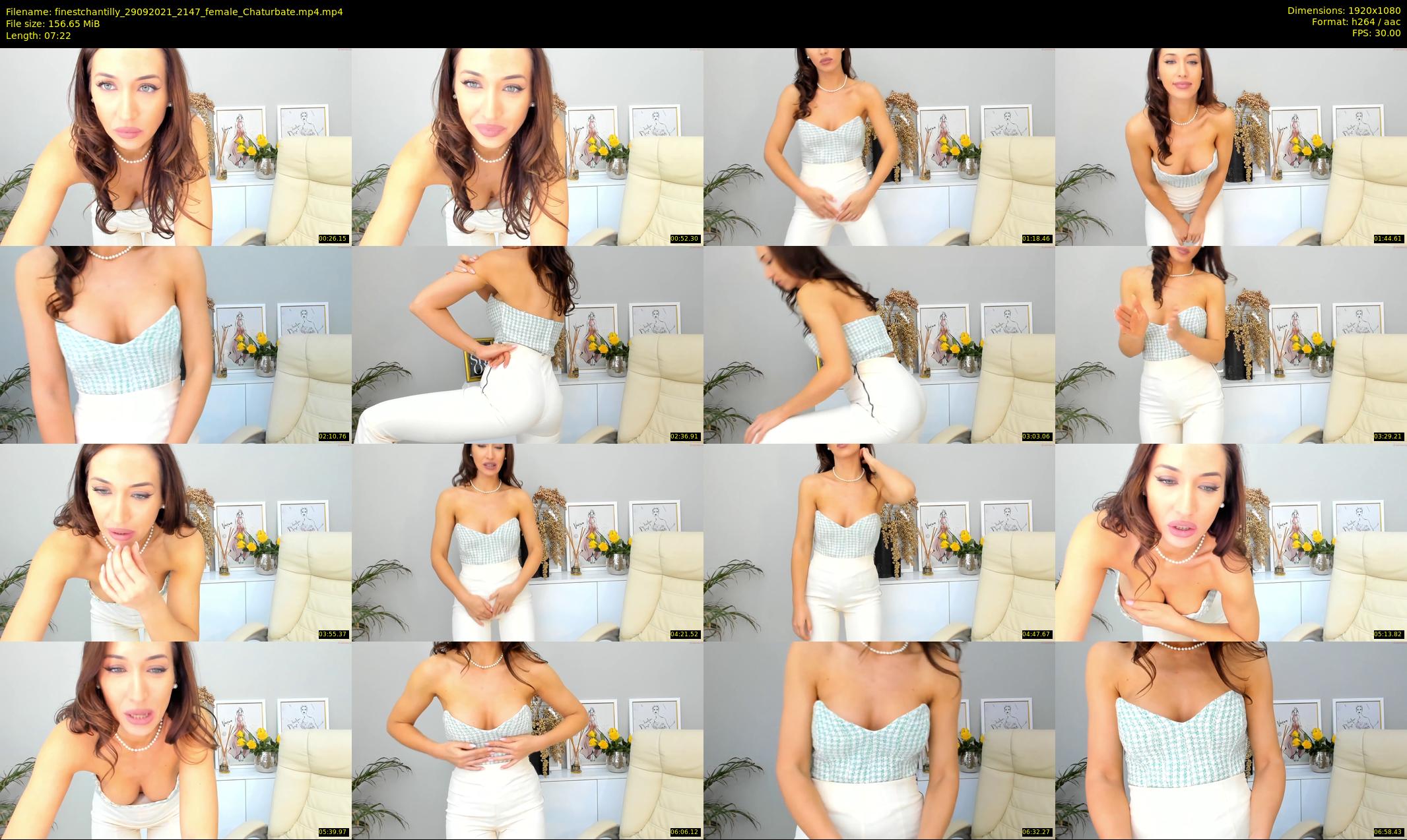 finestchantilly — 8 minute Chaturbate female cam show recording, 1080p, Sep 29, 2021