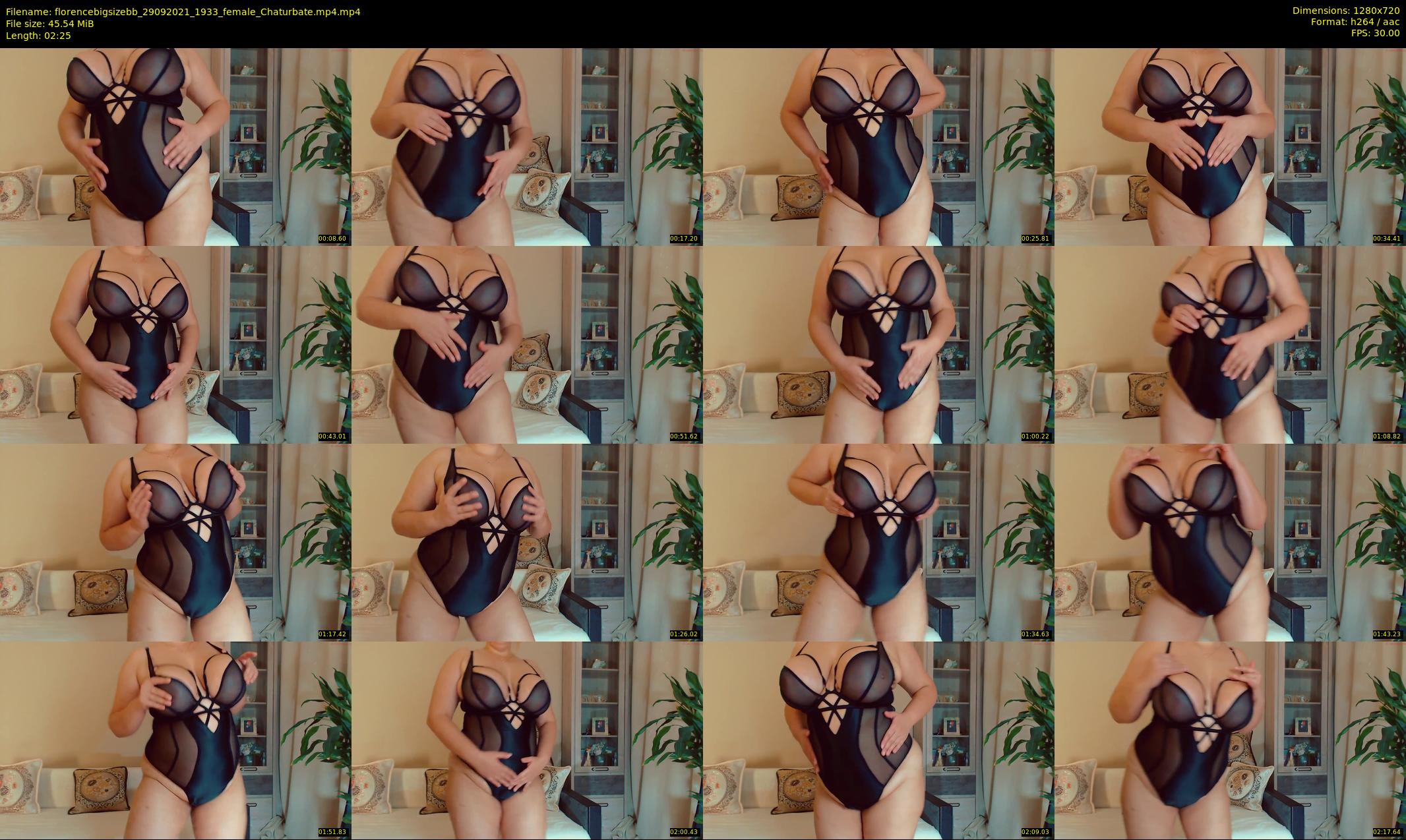 florencebigsizebb — 3 minute Chaturbate female cam show recording, 720p, Sep 29, 2021