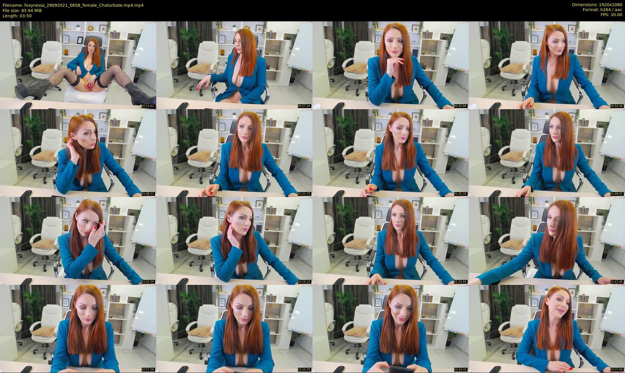 foxynesss — 4 minute Chaturbate female cam show recording, 1080p, Sep 29, 2021