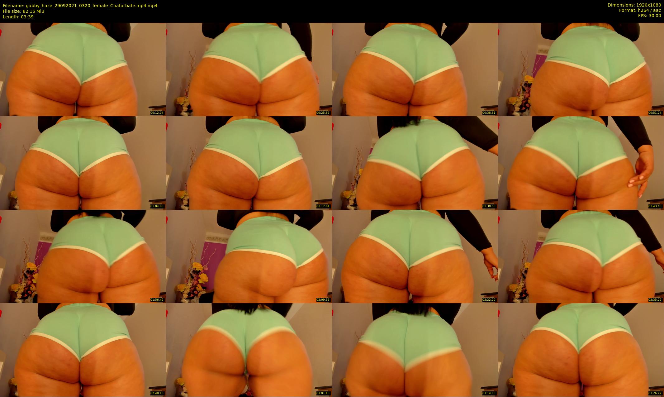 gabby_haze — 4 minute Chaturbate female cam show recording, 1080p, Sep 29, 2021