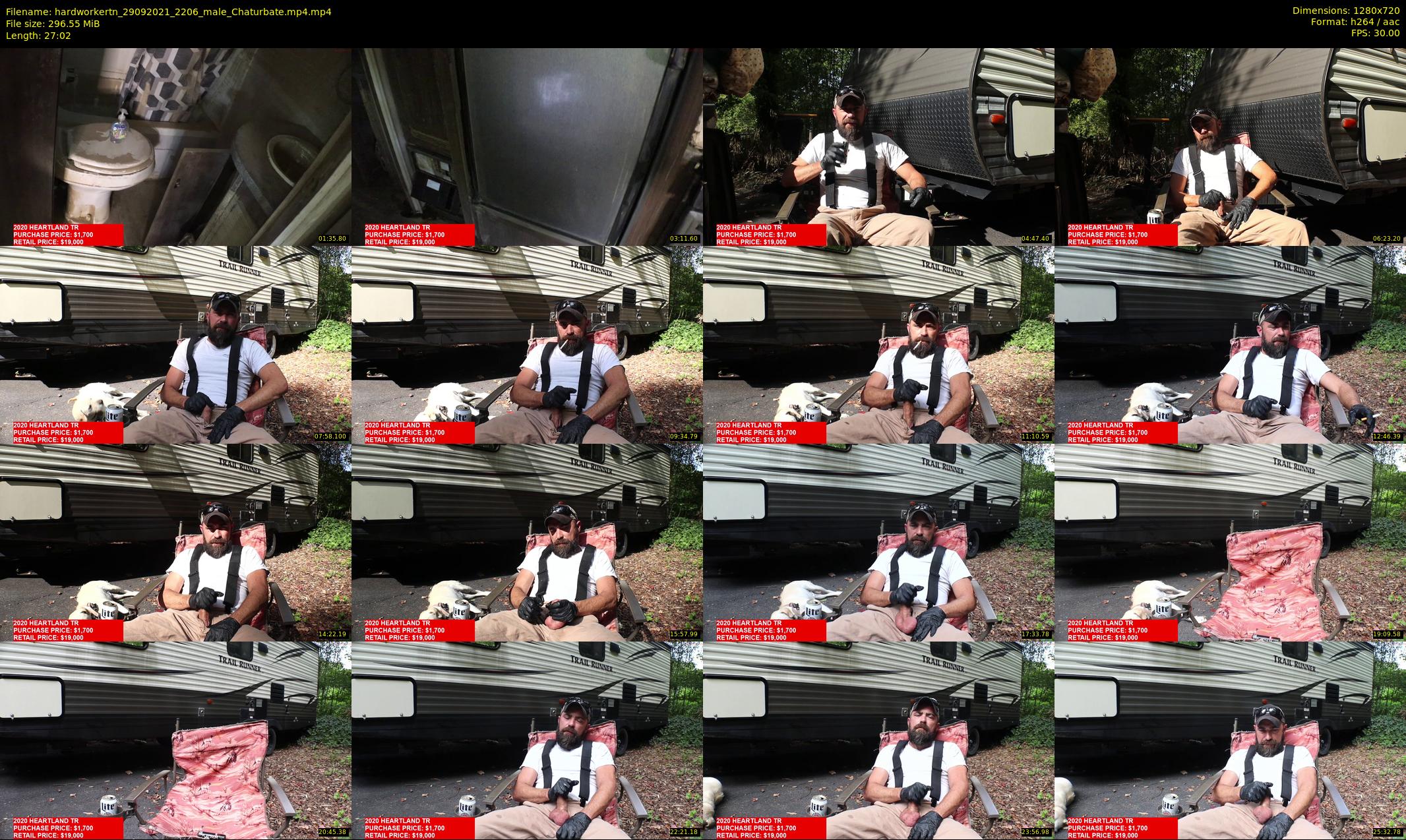 hardworkertn — 28 minute Chaturbate male cam show recording, 720p, Sep 29, 2021