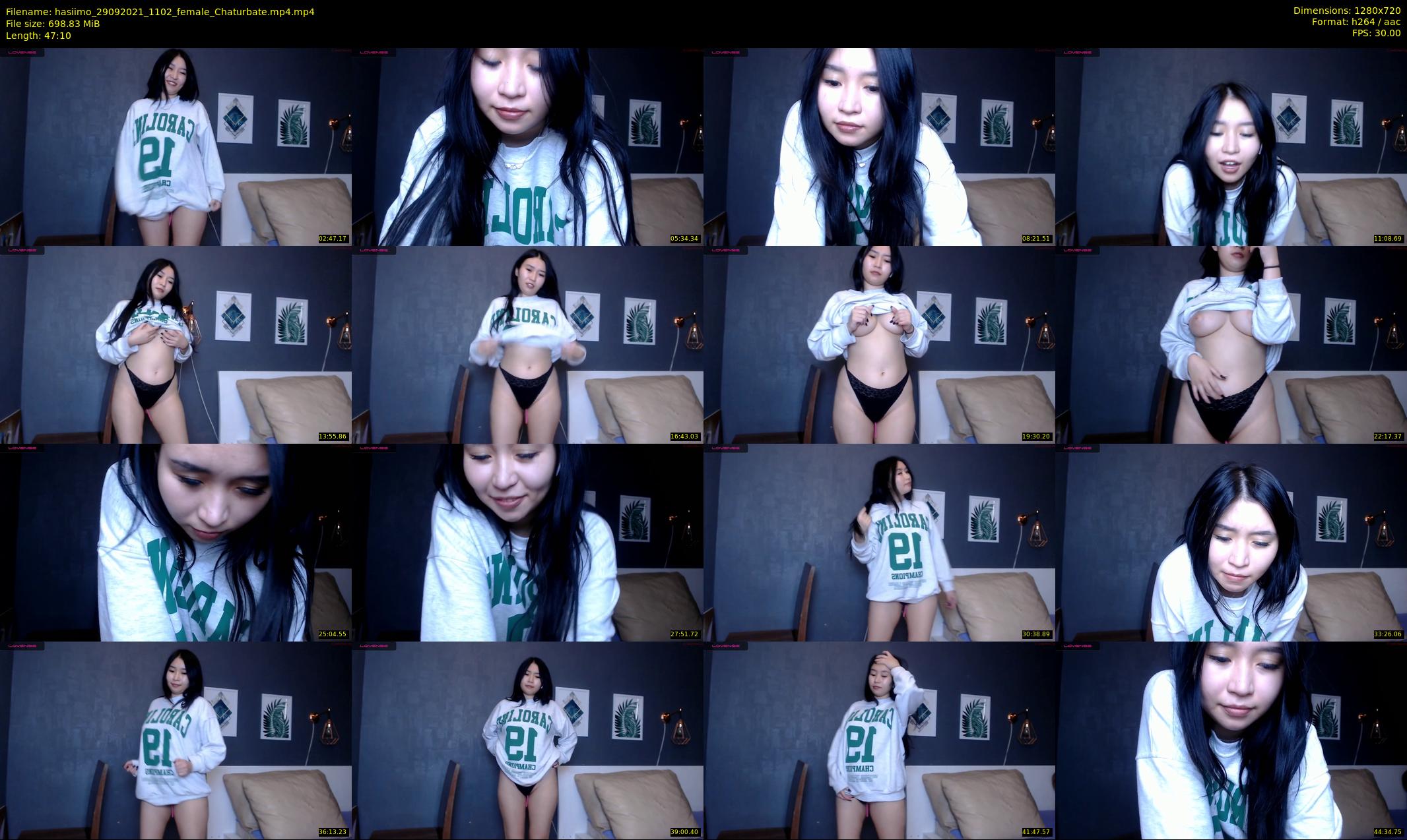 hasiimo — 48 minute Chaturbate female cam show recording, 720p, Sep 29, 2021