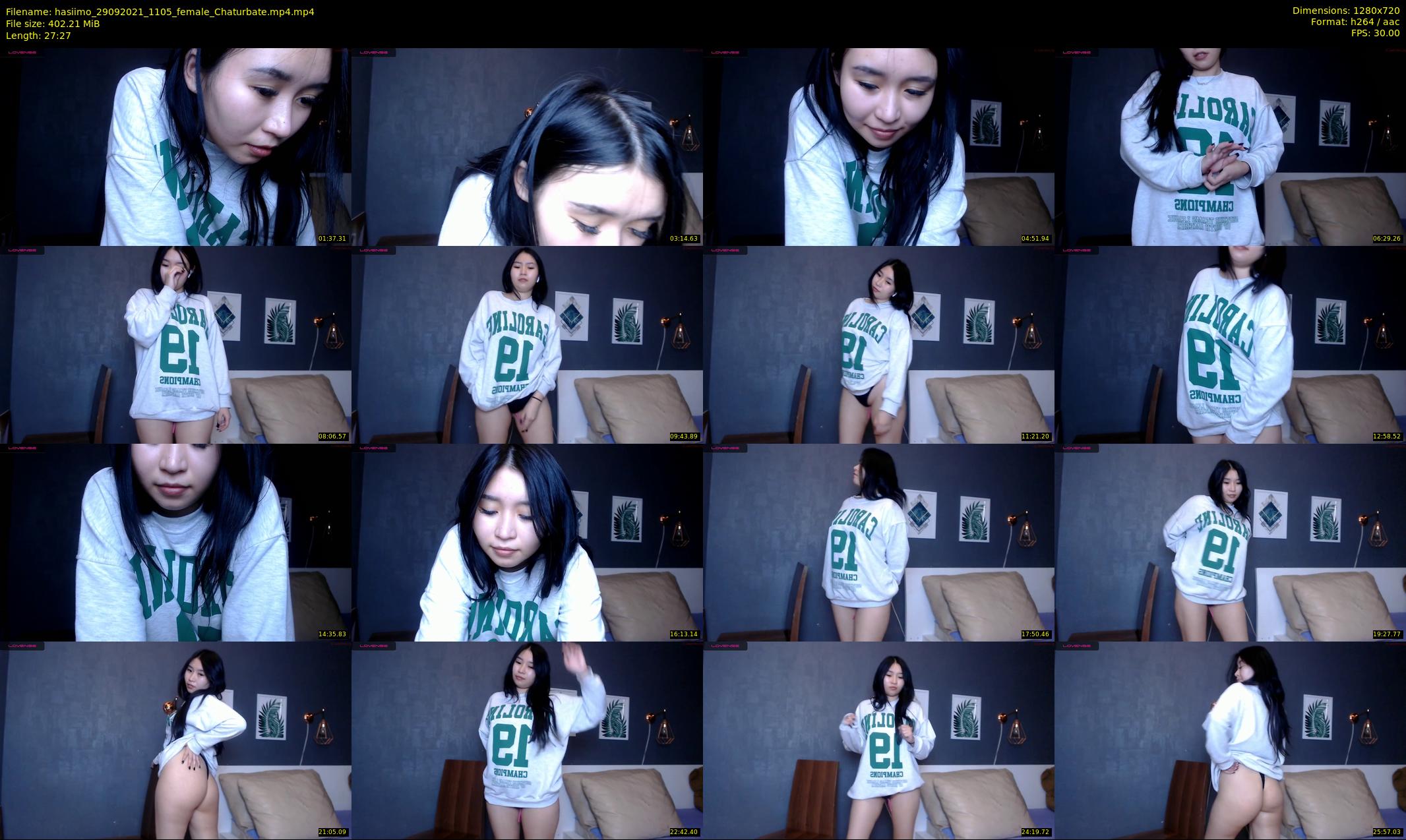hasiimo — 28 minute Chaturbate female cam show recording, 720p, Sep 29, 2021