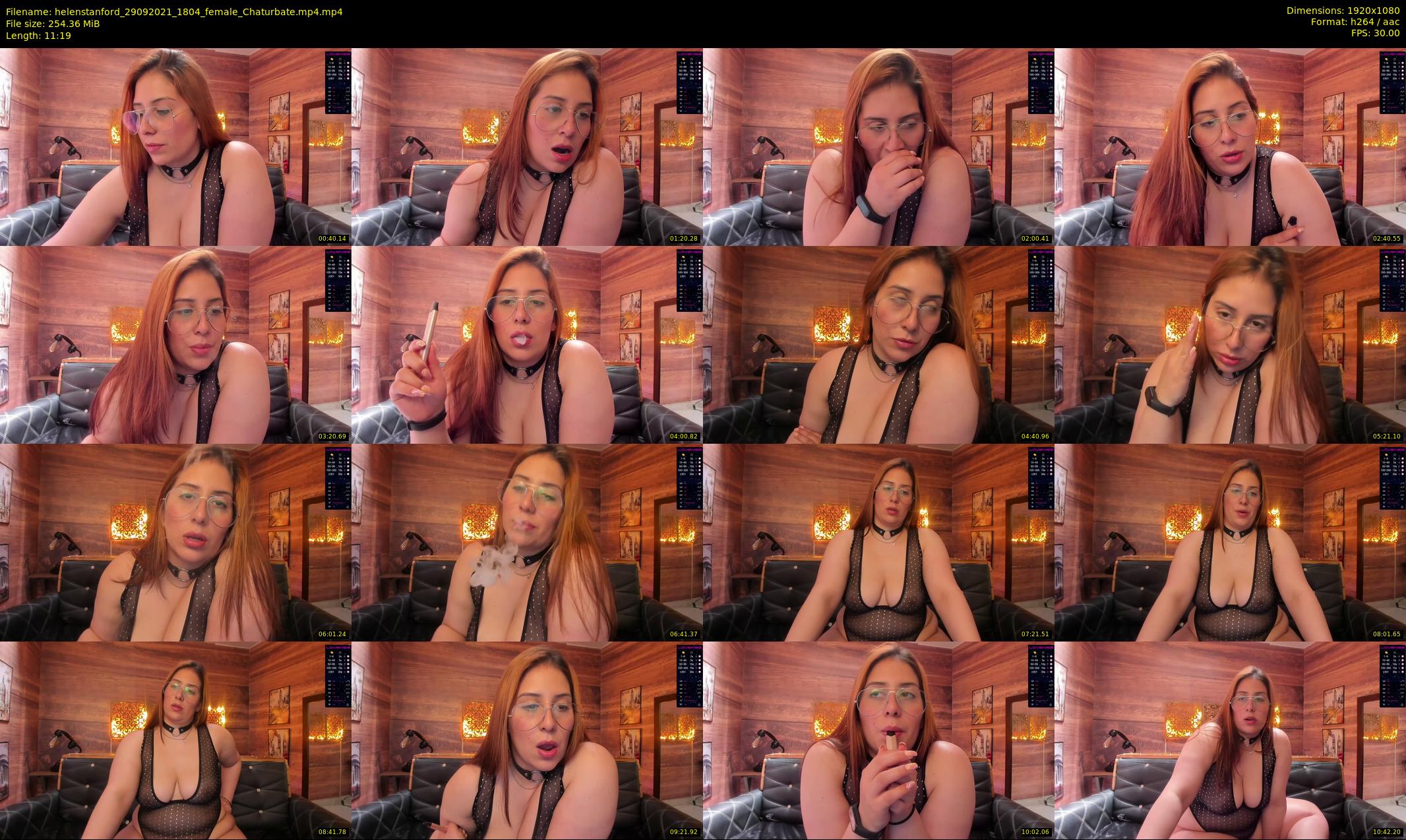 helenstanford — 12 minute Chaturbate female cam show recording, 1080p, Sep 29, 2021