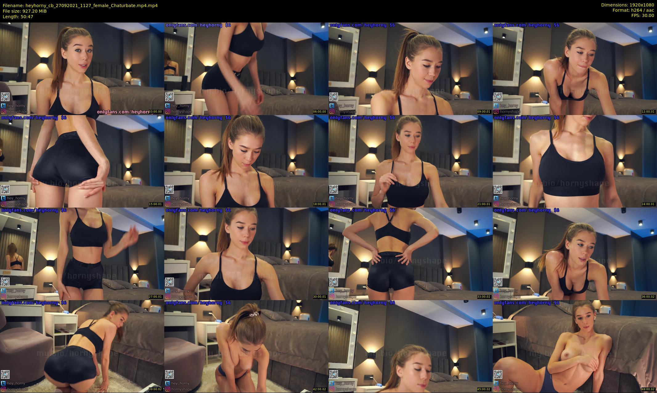 heyhorny_cb — 51 minute Chaturbate couple cam show recording, 1080p, Sep 27, 2021