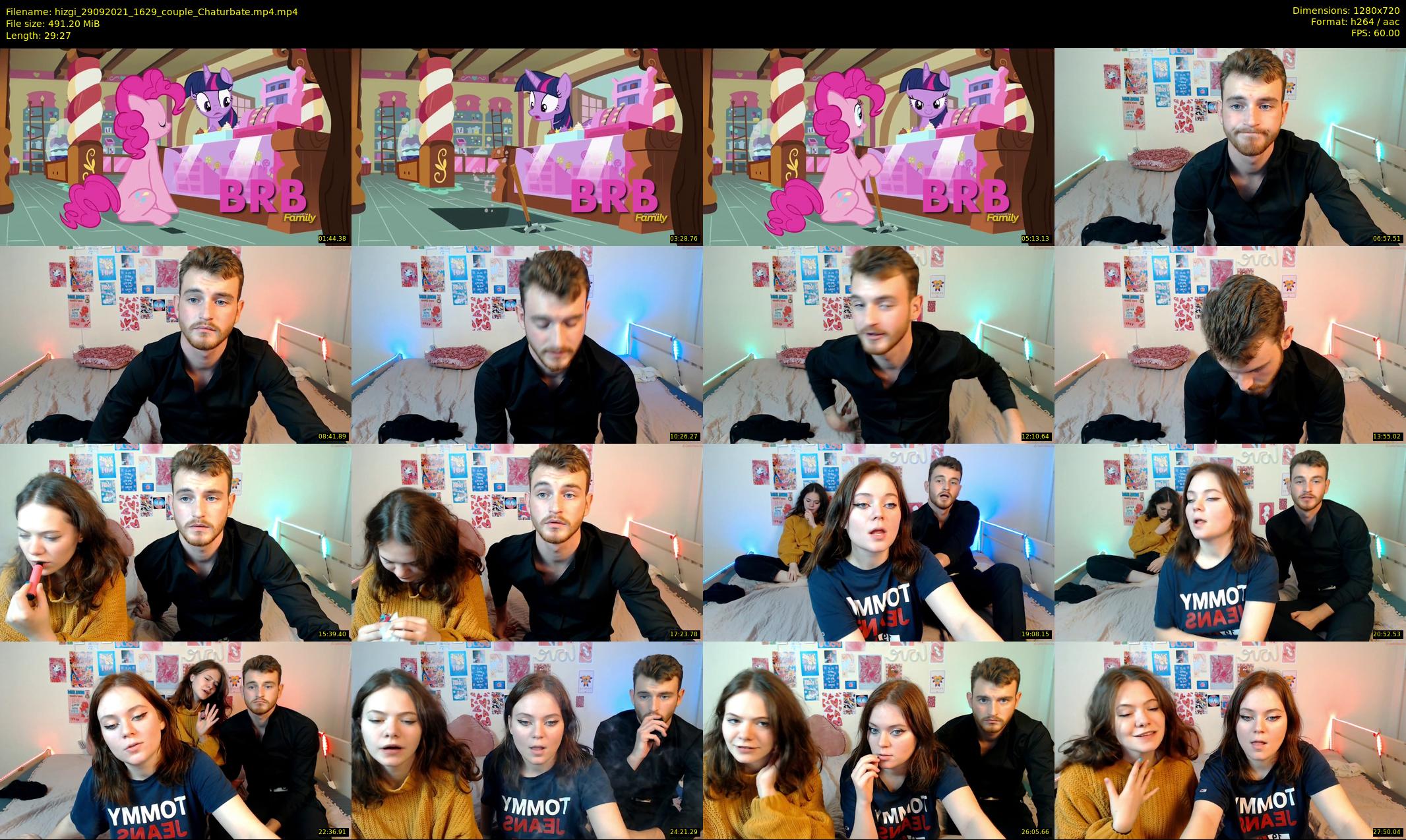 hizgi — 30 minute Chaturbate couple cam show recording, 720p, Sep 29, 2021