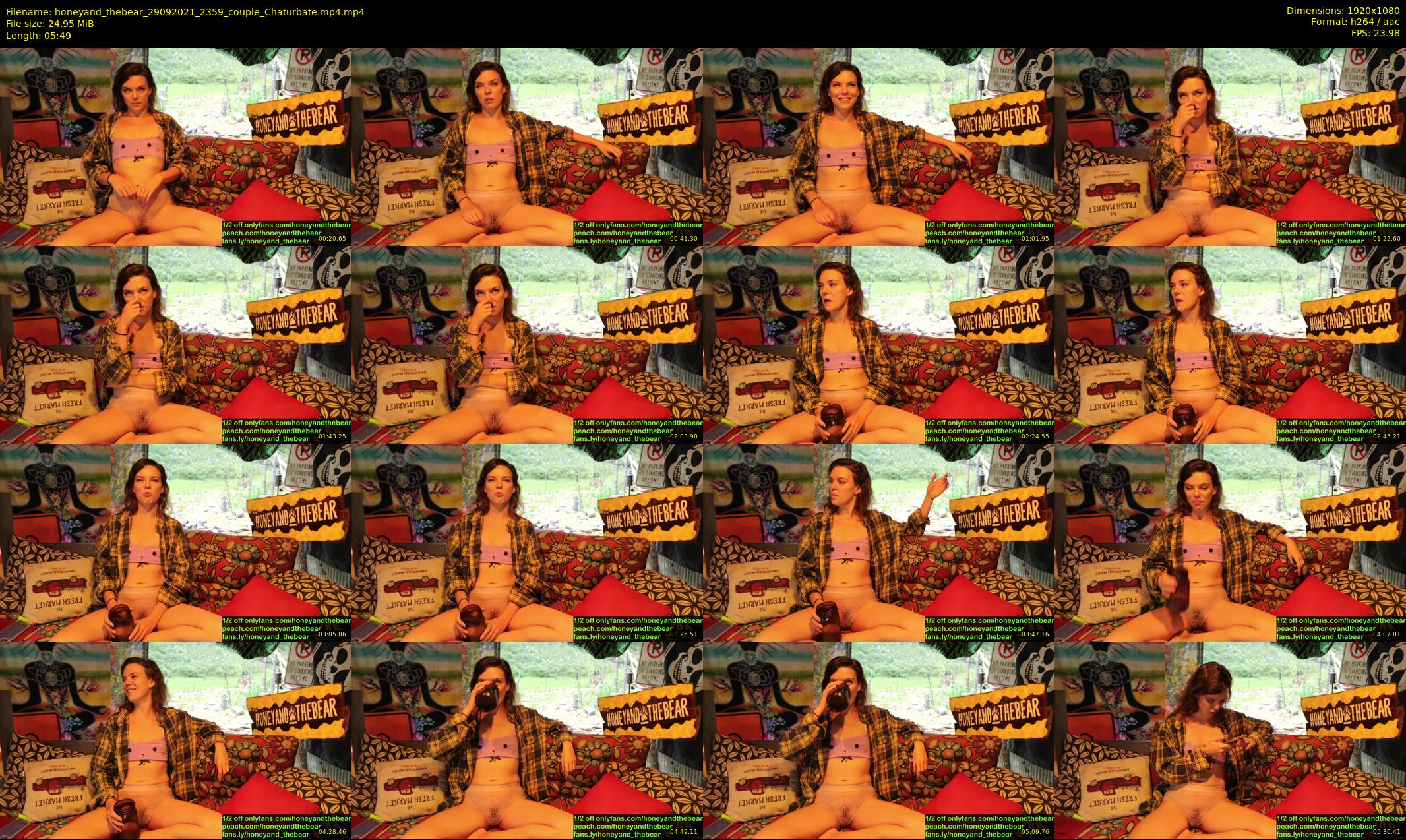 honeyand_thebear — 6 minute Chaturbate couple cam show recording, 1080p, Sep 29, 2021
