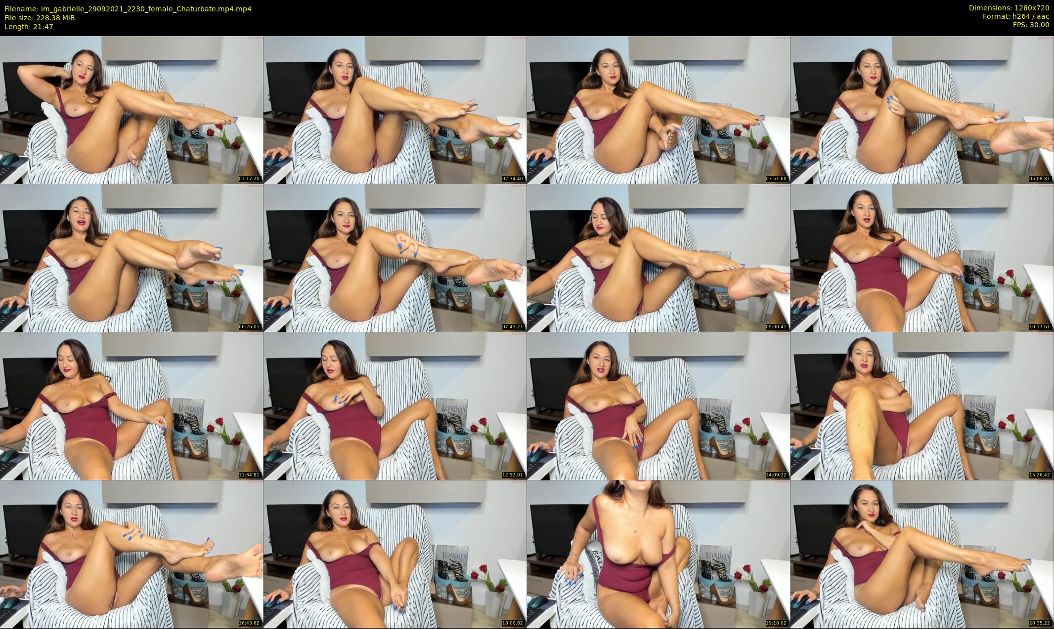 im_gabrielle — 22 minute Chaturbate female cam show recording, 720p, Sep 29, 2021