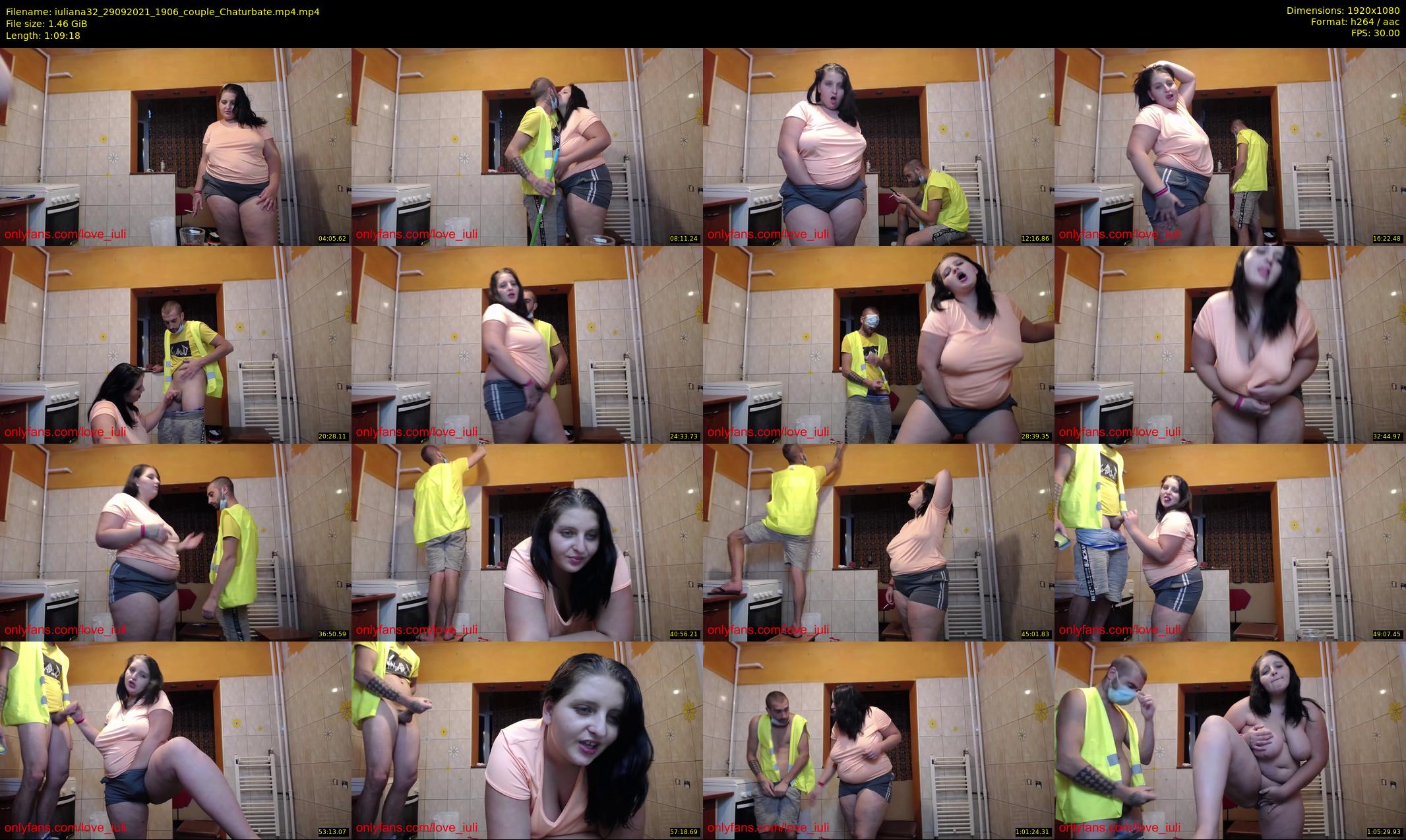 iuliana32 — 70 minute Chaturbate couple cam show recording, 1080p, Sep 29, 2021