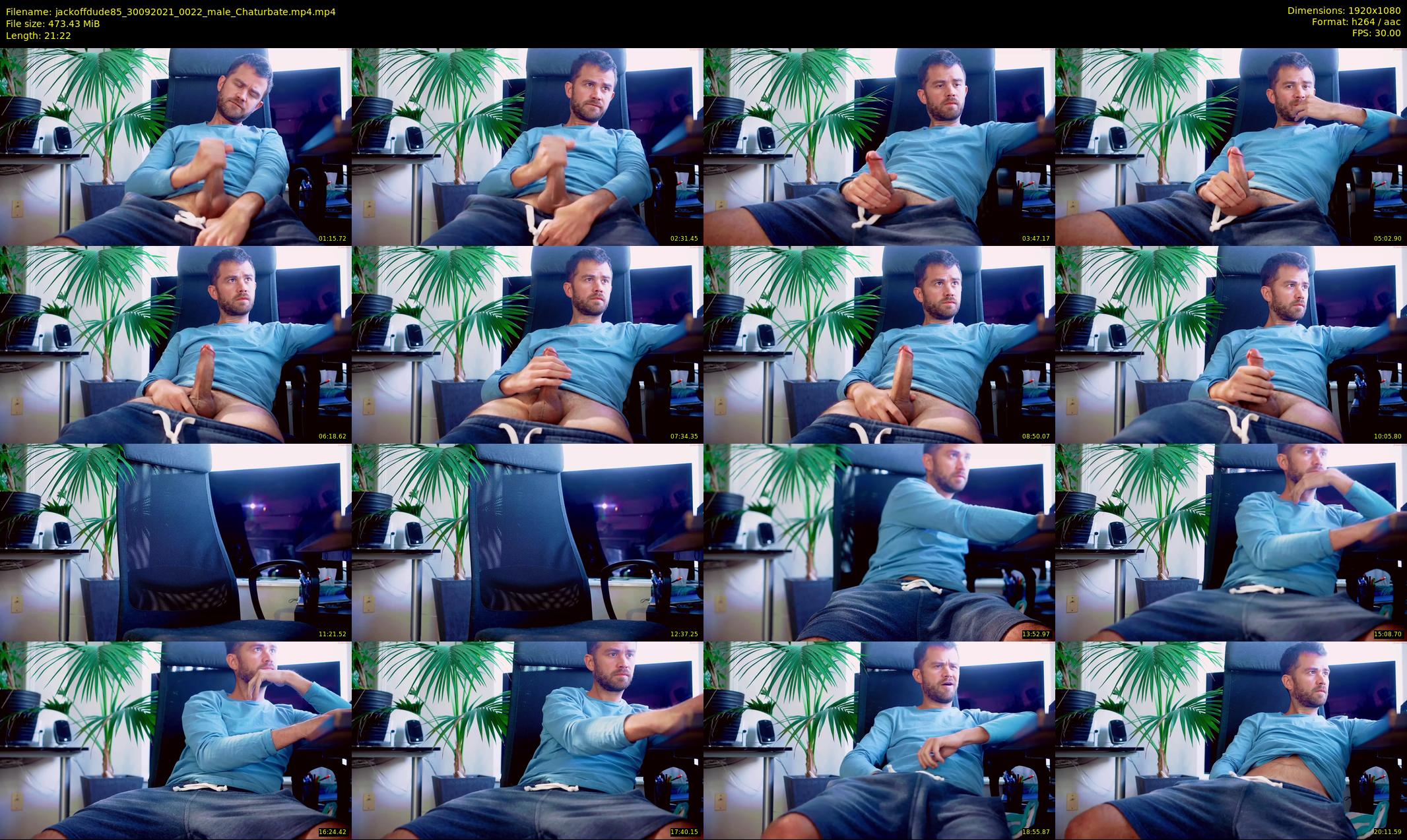 jackoffdude85 — 22 minute Chaturbate male cam show recording, 1080p, Sep 30, 2021