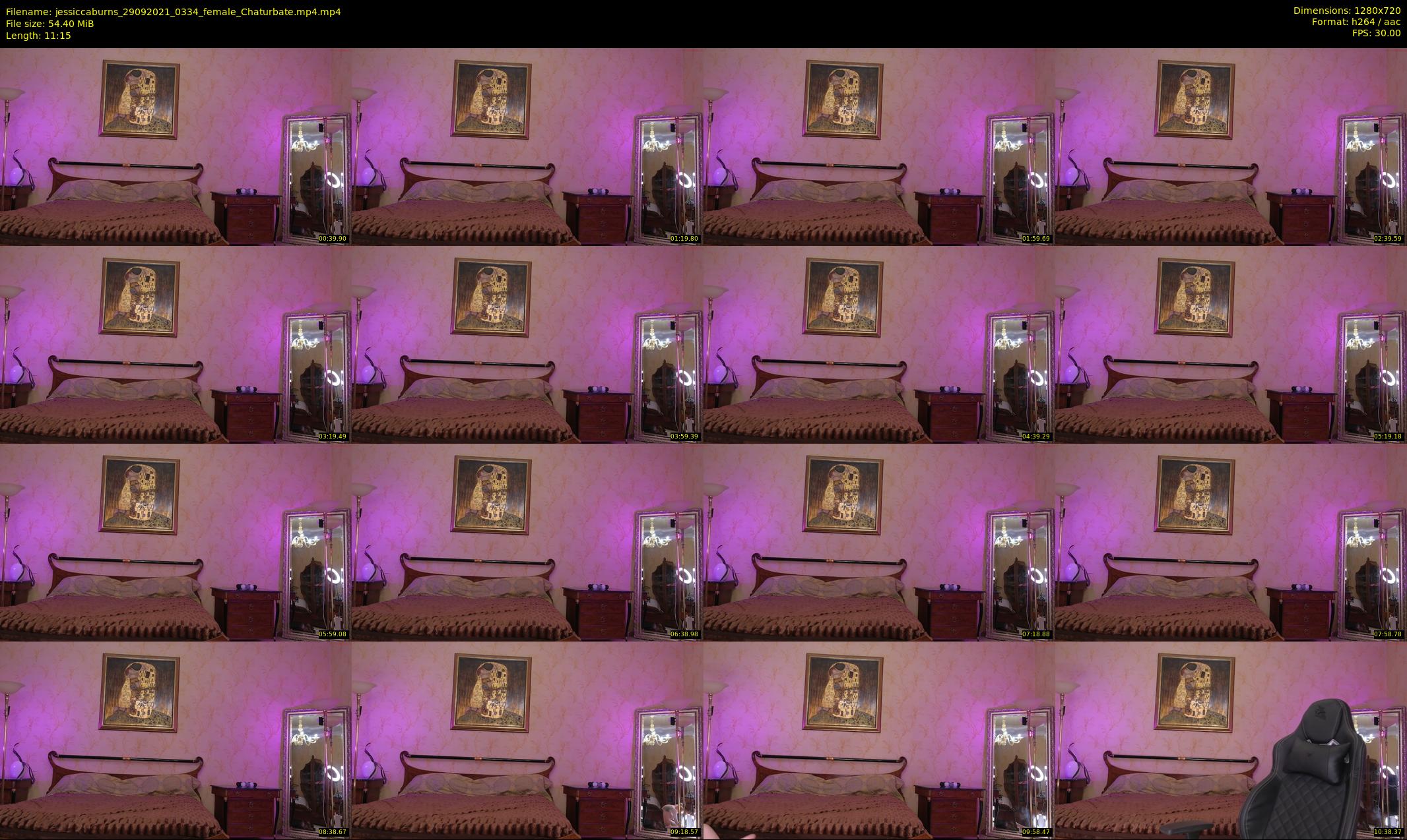 jessiccaburns — 12 minute Chaturbate female cam show recording, 720p, Sep 29, 2021
