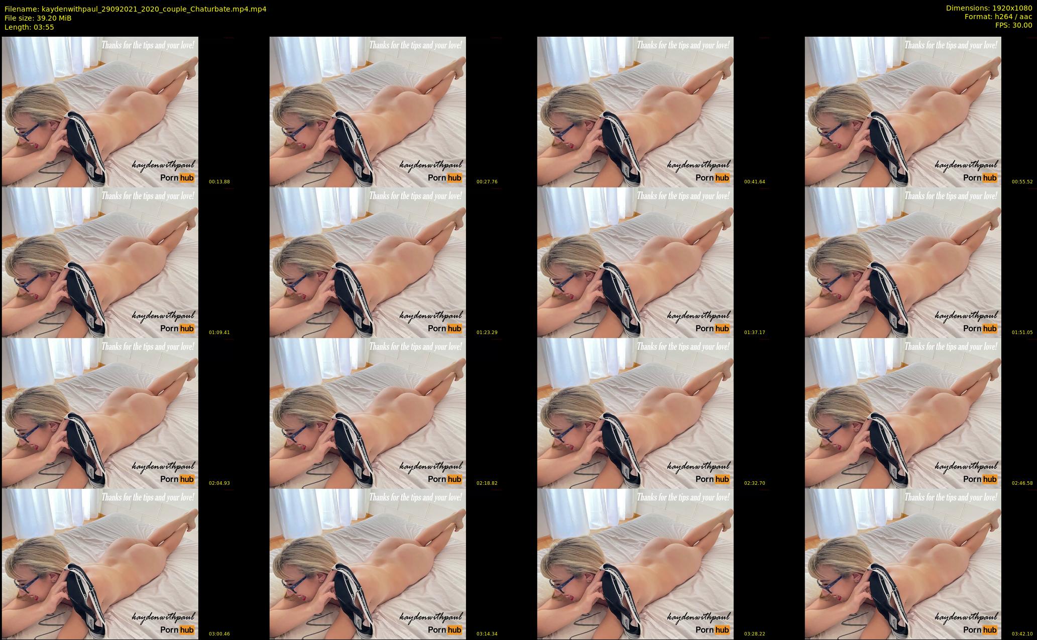 kaydenwithpaul — 4 minute Chaturbate couple cam show recording, 1080p, Sep 29, 2021