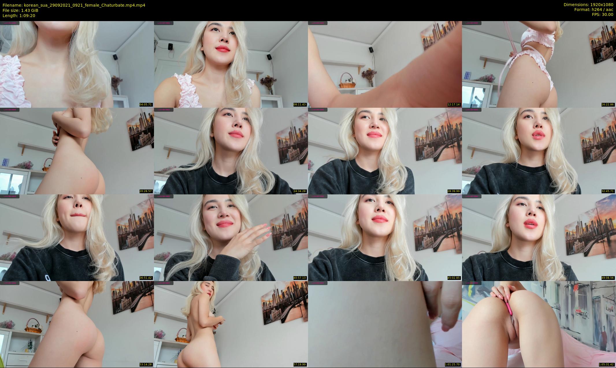 korean_sua — 70 minute Chaturbate female cam show recording, 1080p, Sep 29, 2021