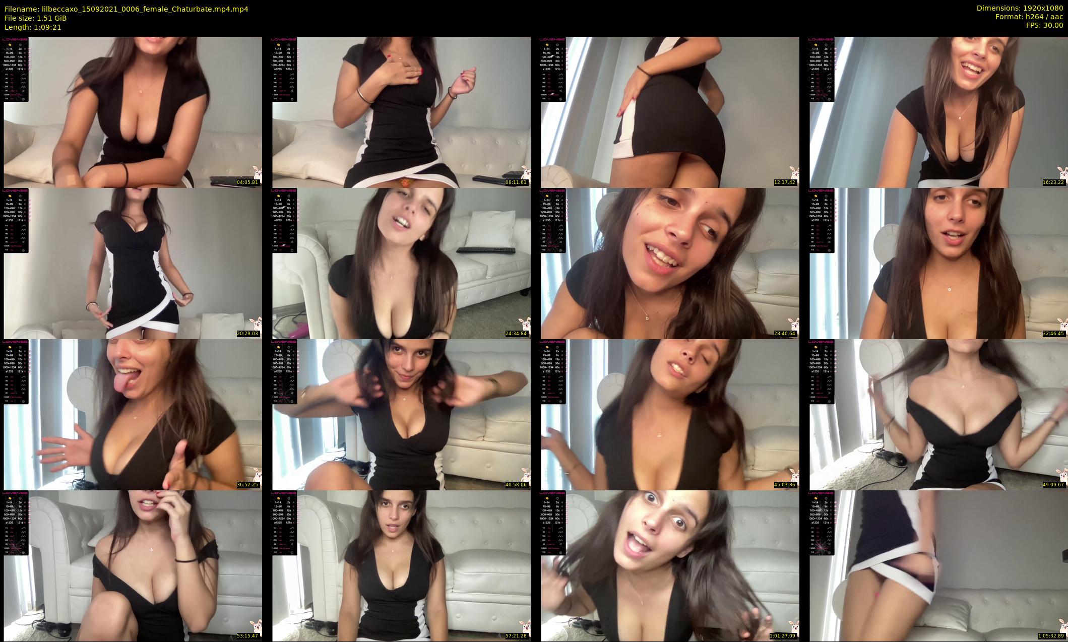 lilbeccaxo — 70 minute Chaturbate female cam show recording, 1080p, Sep 15, 2021