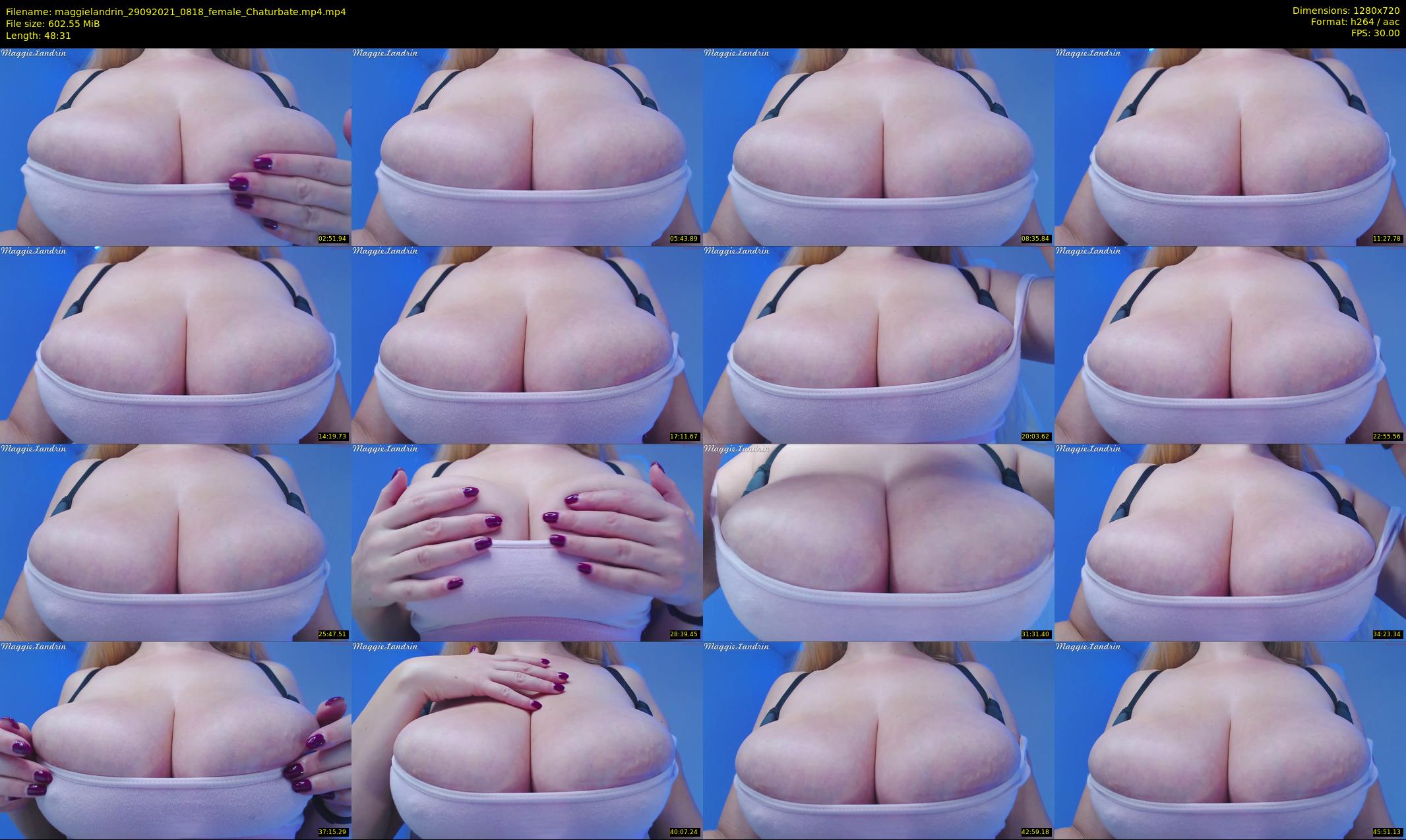 maggielandrin — 49 minute Chaturbate female cam show recording, 720p, Sep 29, 2021