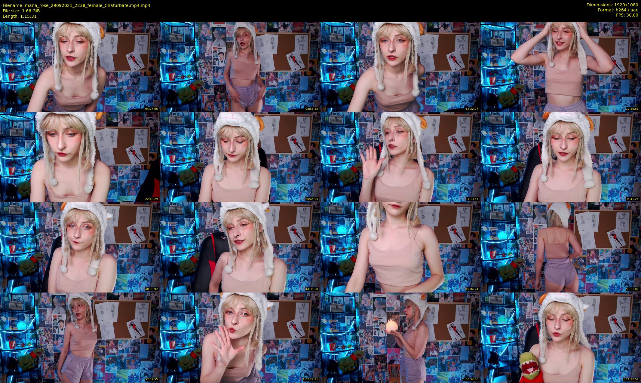 mana_rose — 76 minute Chaturbate female cam show recording, 1080p, Sep 29, 2021