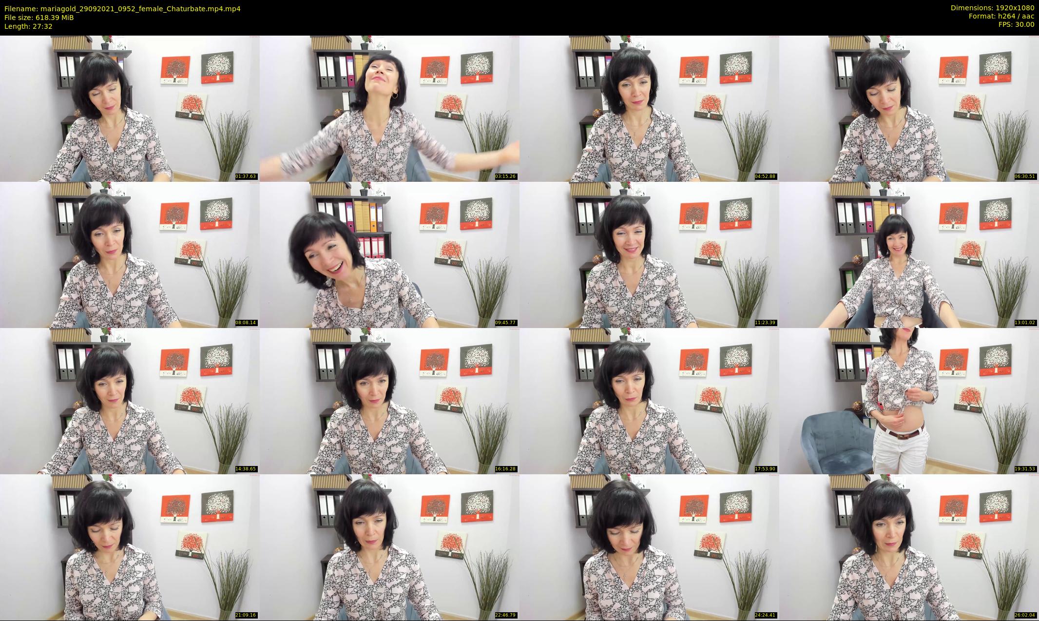 mariagold — 28 minute Chaturbate female cam show recording, 1080p, Sep 29, 2021
