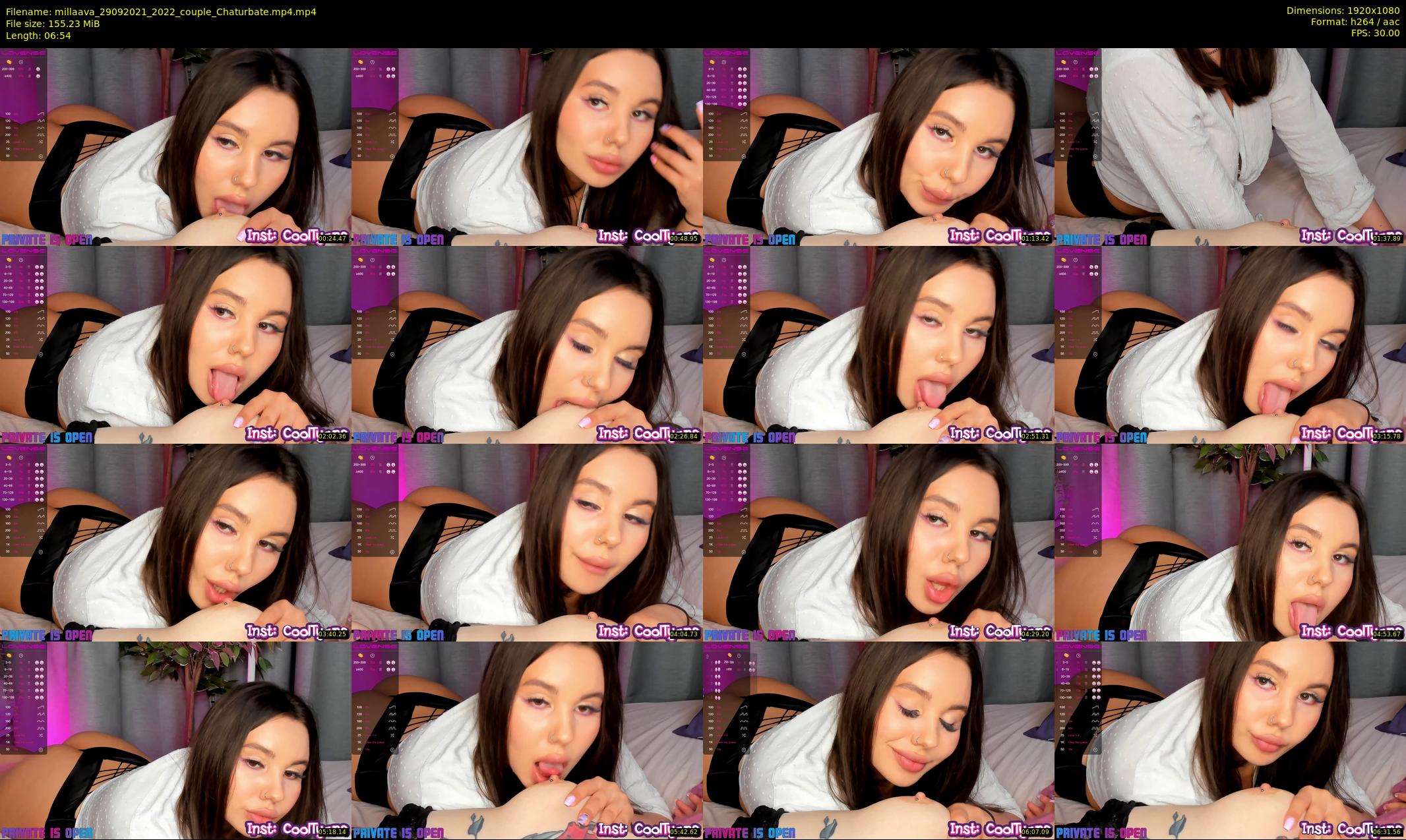 millaava — 7 minute Chaturbate female cam show recording, 1080p, Sep 29, 2021