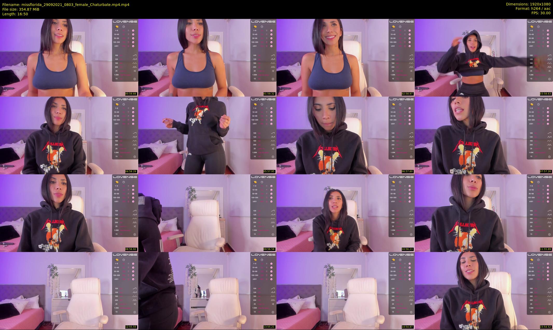 missflorida — 17 minute Chaturbate female cam show recording, 1080p, Sep 29, 2021