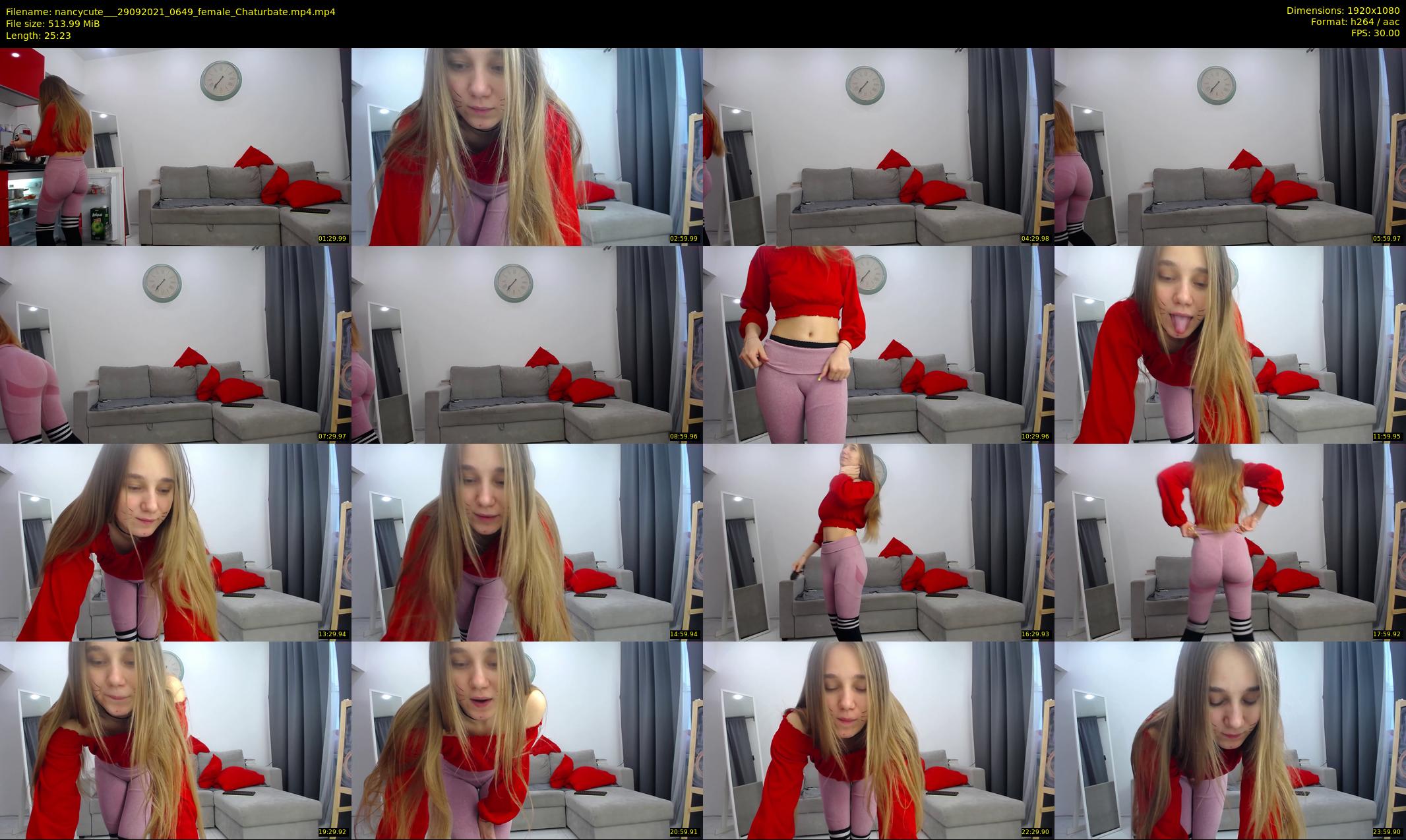 nancycute__ — 26 minute Chaturbate female cam show recording, 1080p, Sep 29, 2021