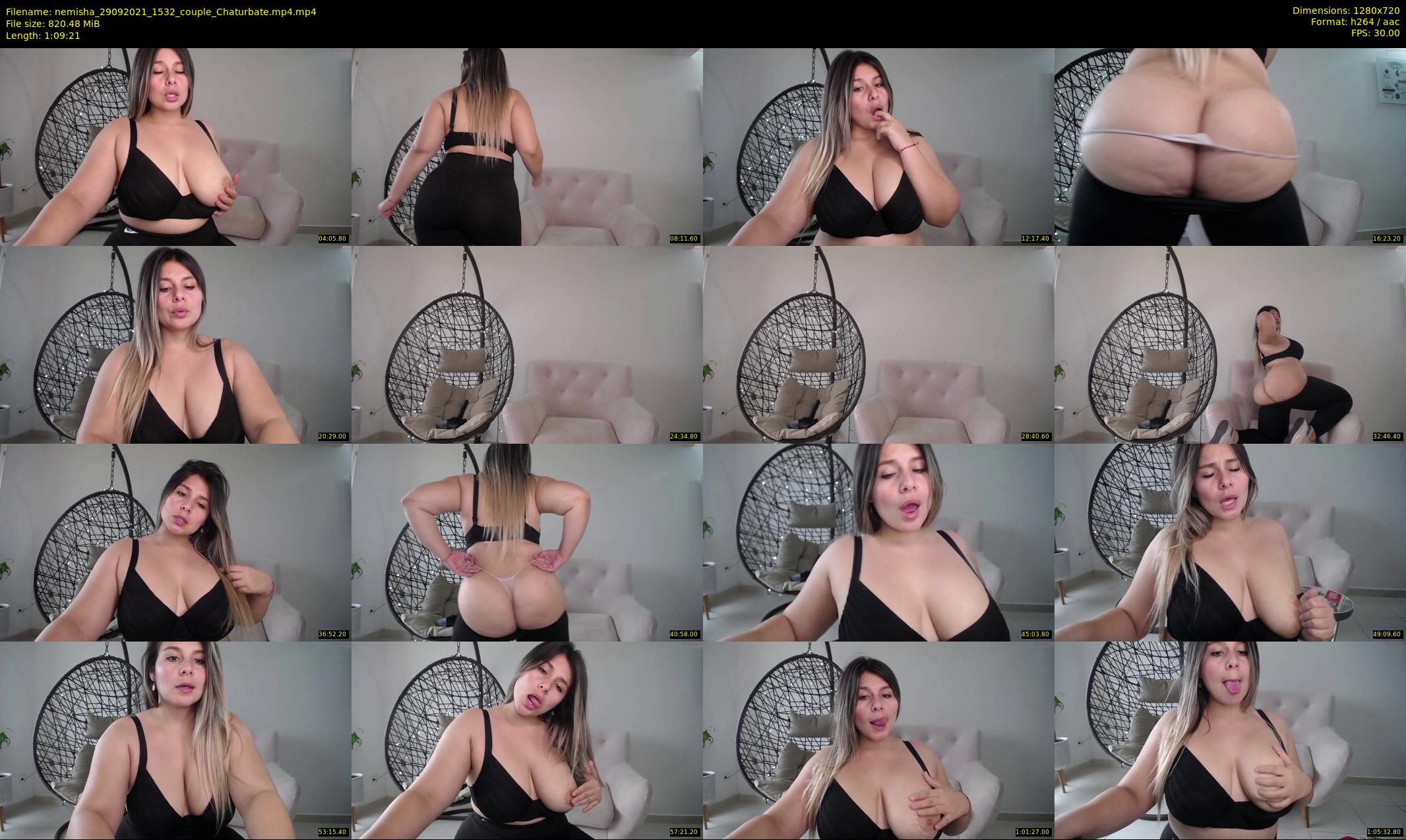 nemisha — 70 minute Chaturbate female cam show recording, 720p, Sep 29, 2021